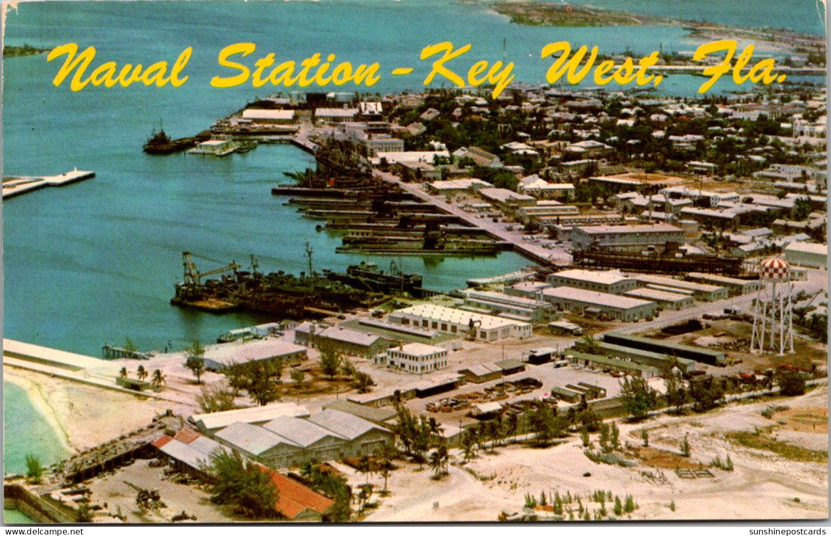 Florida Key West Naval Station Aerial View - Key West & The Keys