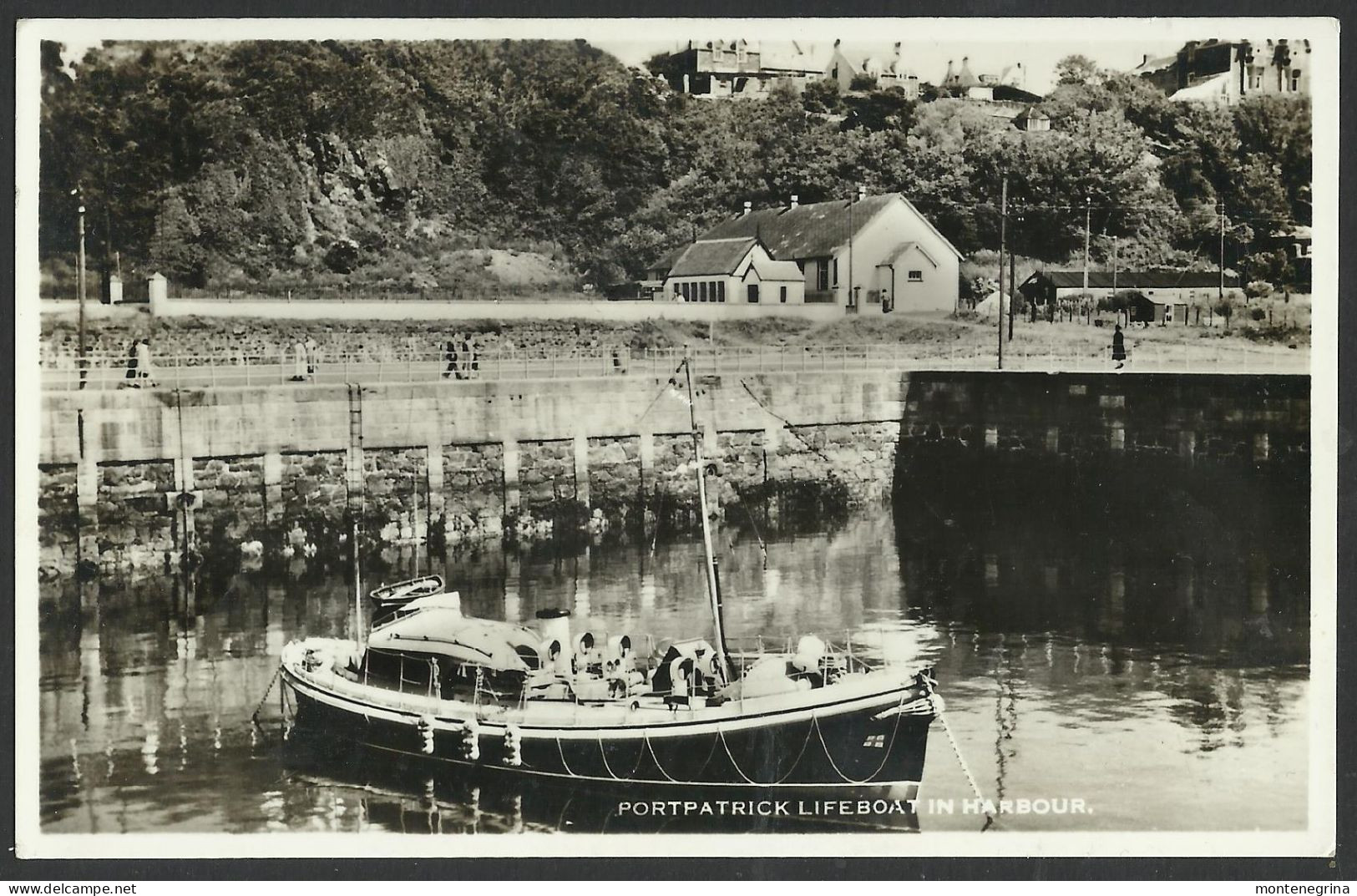 PORTPATRICK Life Boat Harbour - Postcard (see Sales Conditions) 07925 - Dumfriesshire