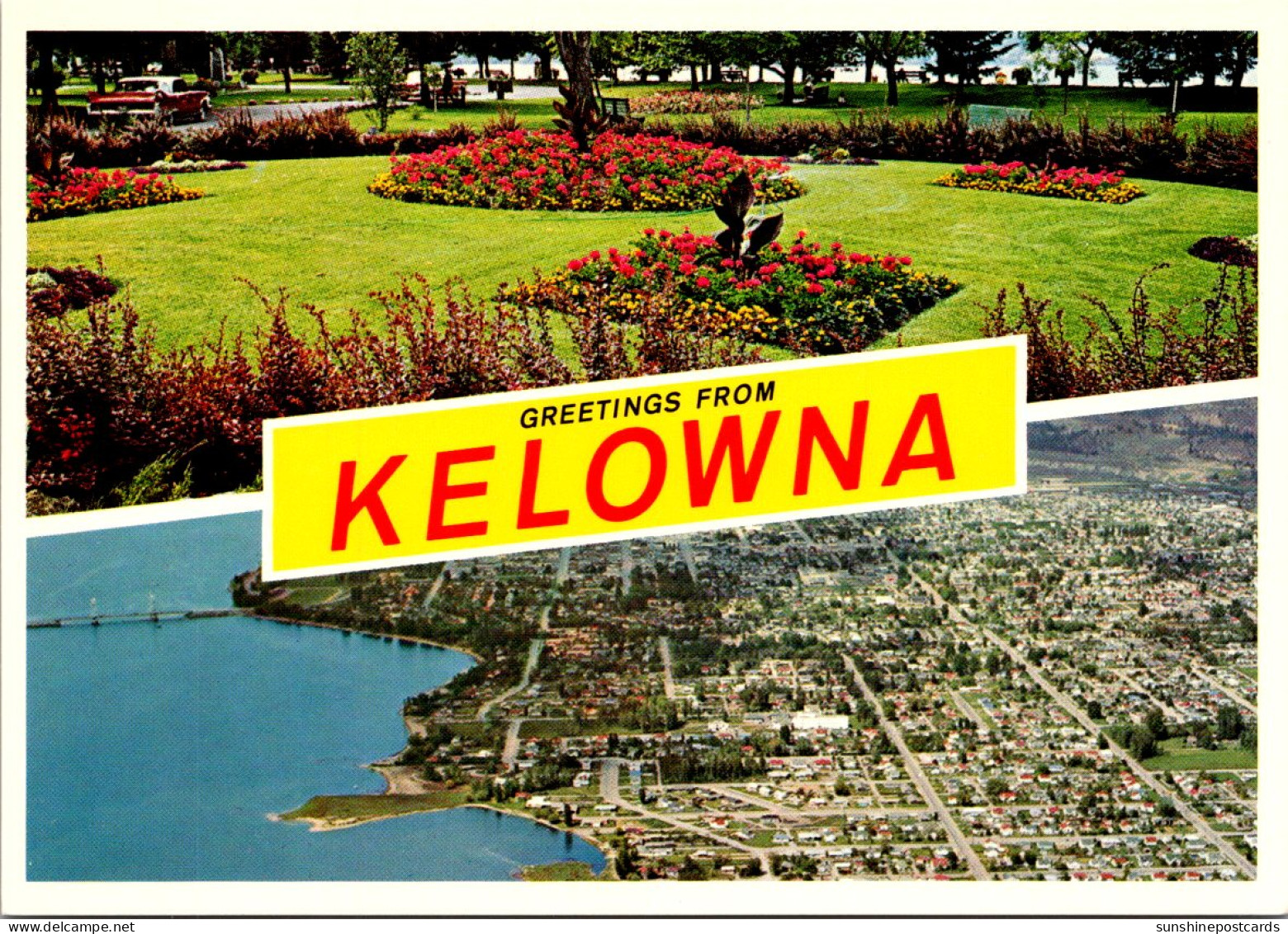 Canada Kelowna Greetings Split View - Kelowna