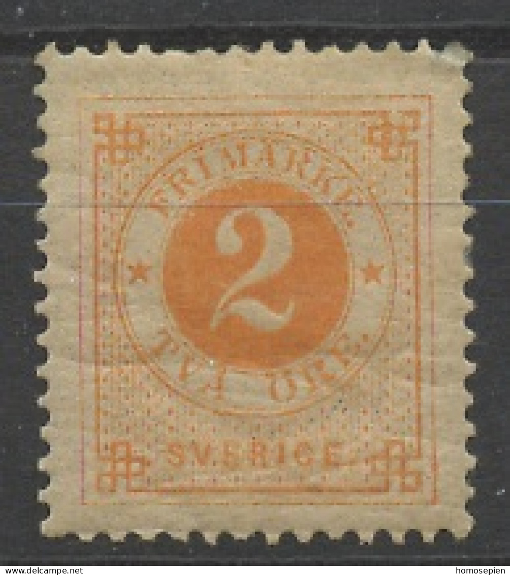 Suède - Schweden - Sweden 1886-99 Y&T N°29 - Michel N°29 * - 2ö Chiffre - Ungebraucht