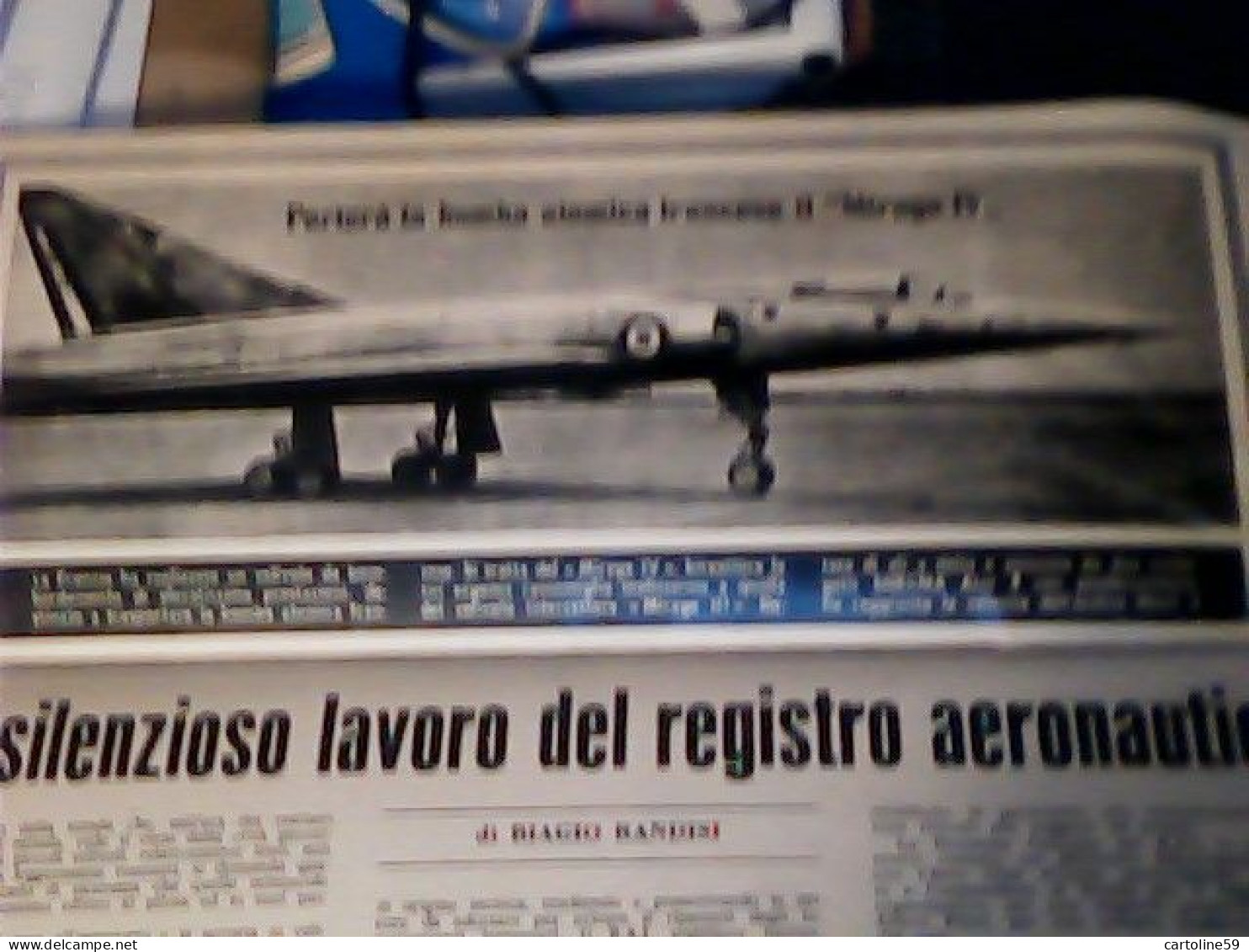 VOLO Rivista AEREI MENSILE AVIAZIONE MILITARE E CIVILE n°7 1959 JH10726