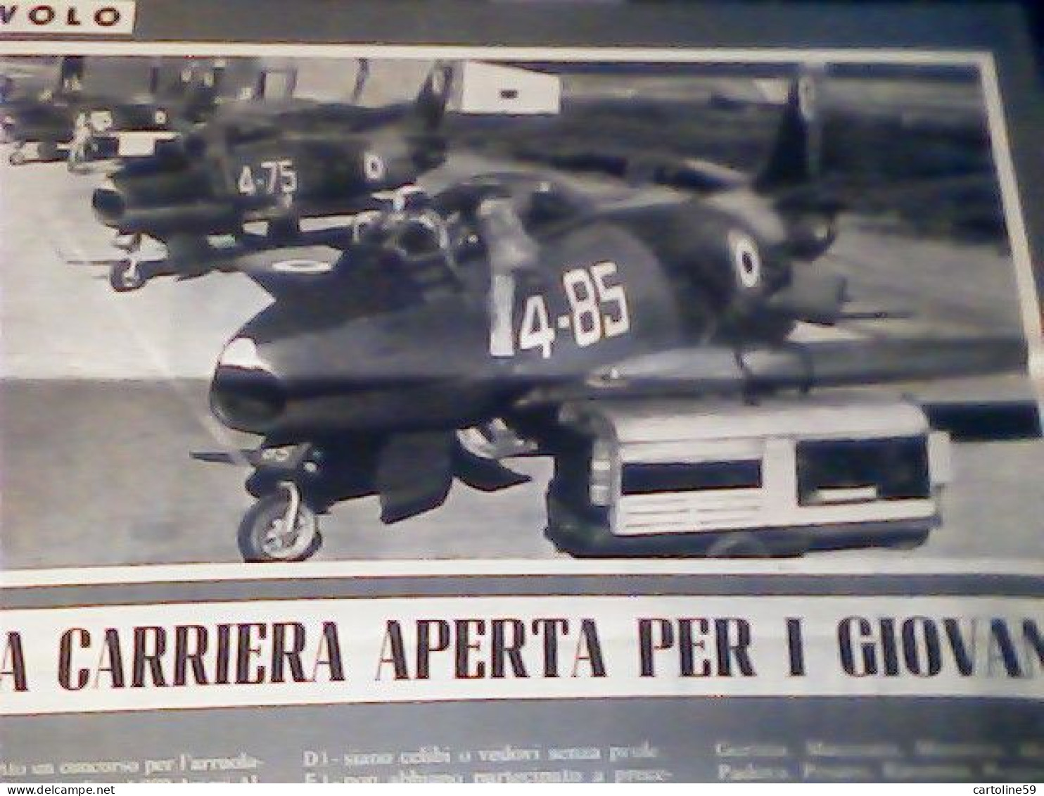 VOLO Rivista AEREI MENSILE AVIAZIONE MILITARE E CIVILE n°1 1959 JH10728