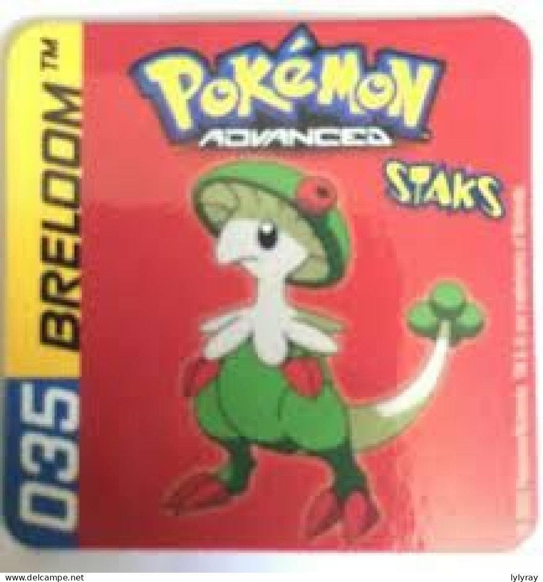 COLLECTION // MAGNET // POKEMON N°035 BRELOOM - Personaggi