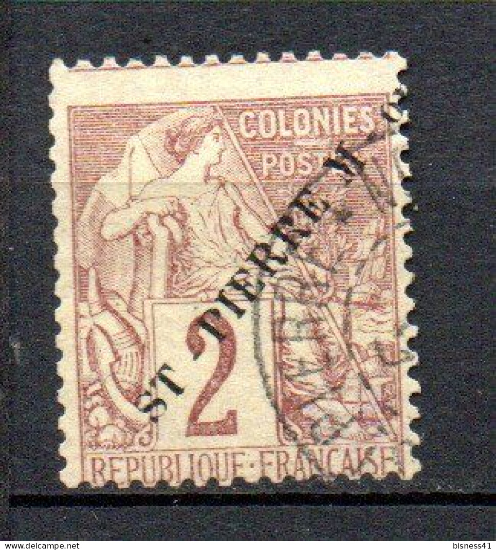 Col33 Colonie SPM Saint Pierre Et Miquelon N° 19 Oblitéré Cote : 18,00€ - Used Stamps