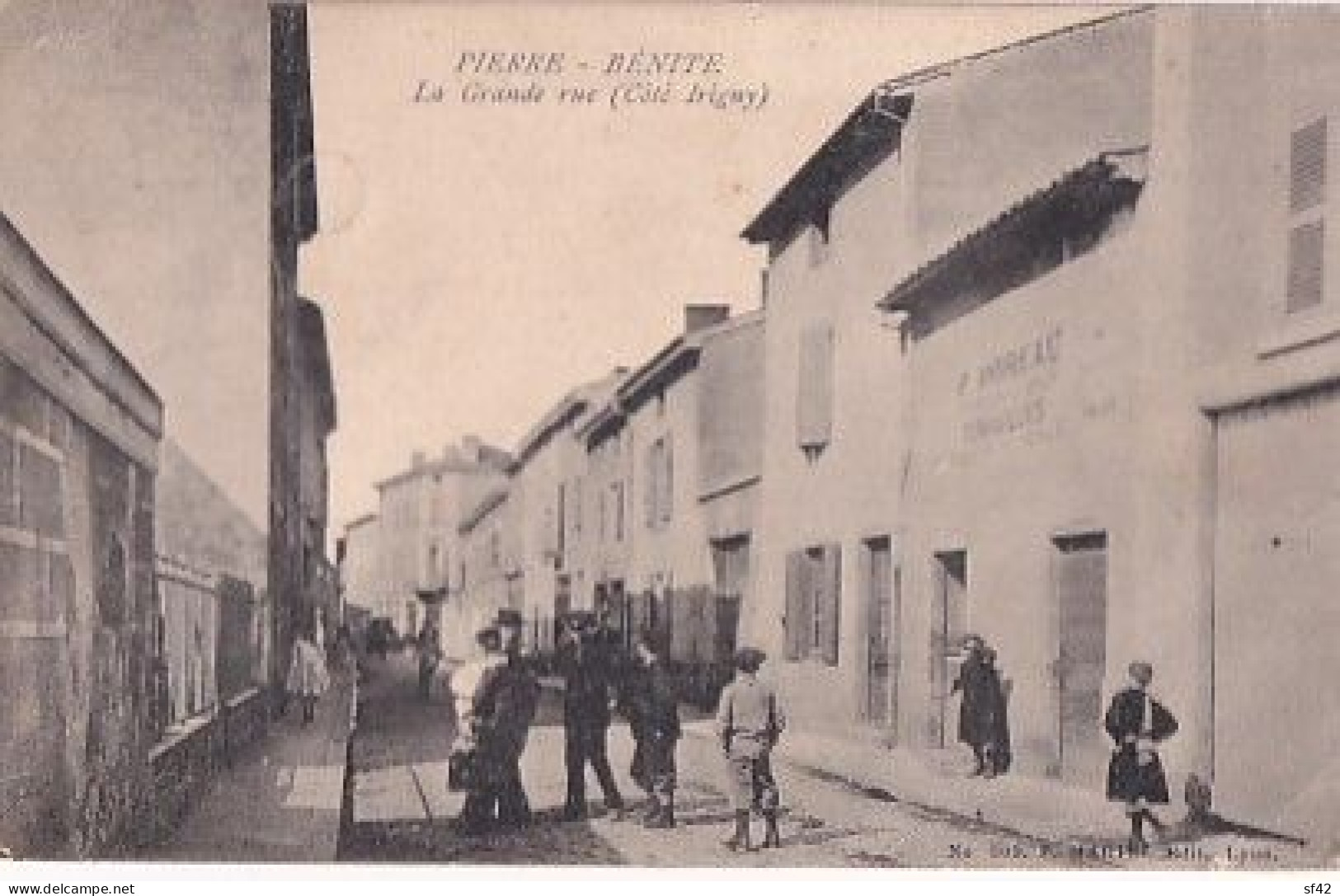 PIERRE BENITE                 LA GRANDE RUE . COTE IRIGNY - Pierre Benite