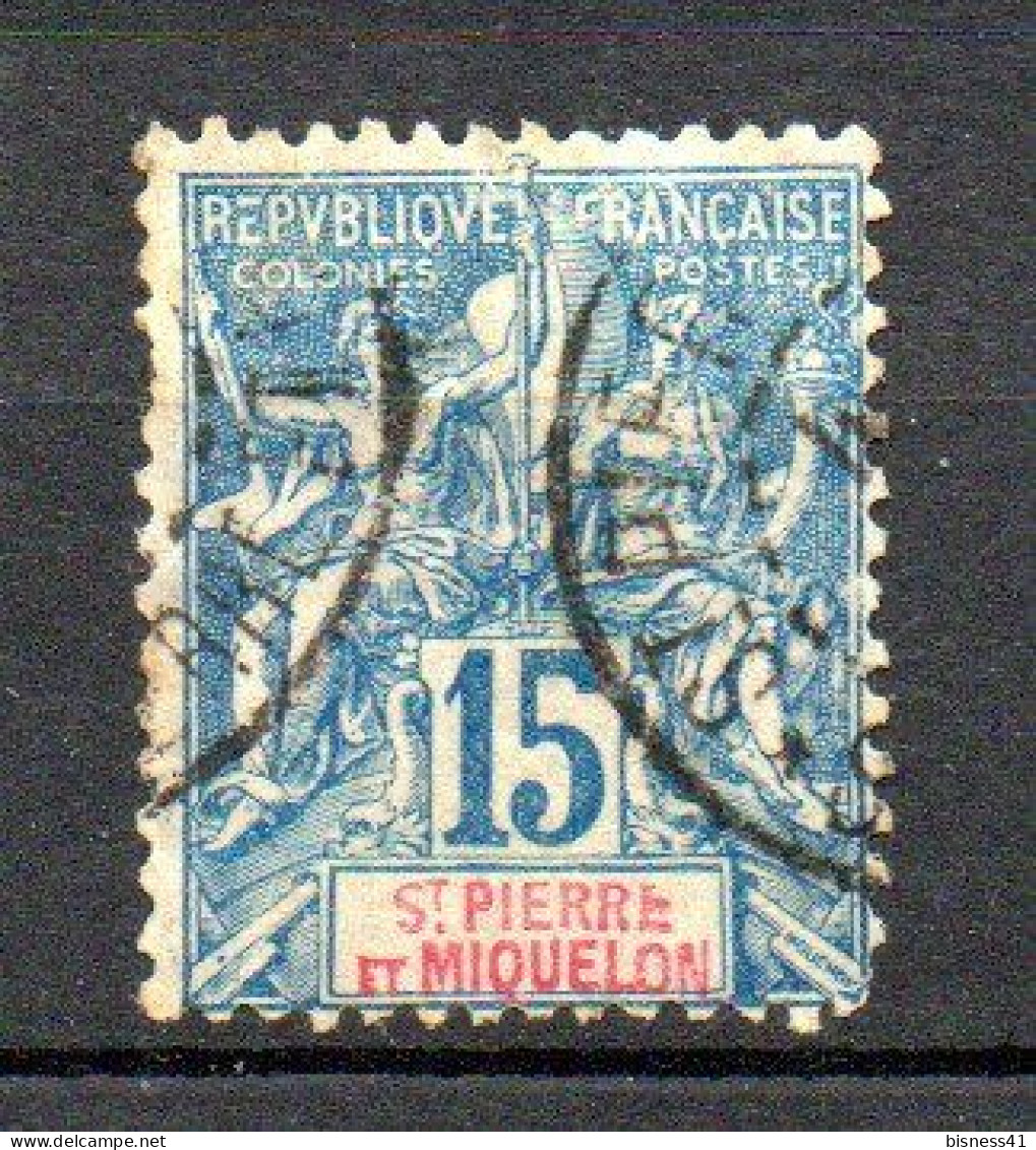 Col33 Colonie SPM Saint Pierre Et Miquelon N° 64 Oblitéré Cote : 8,00€ - Used Stamps