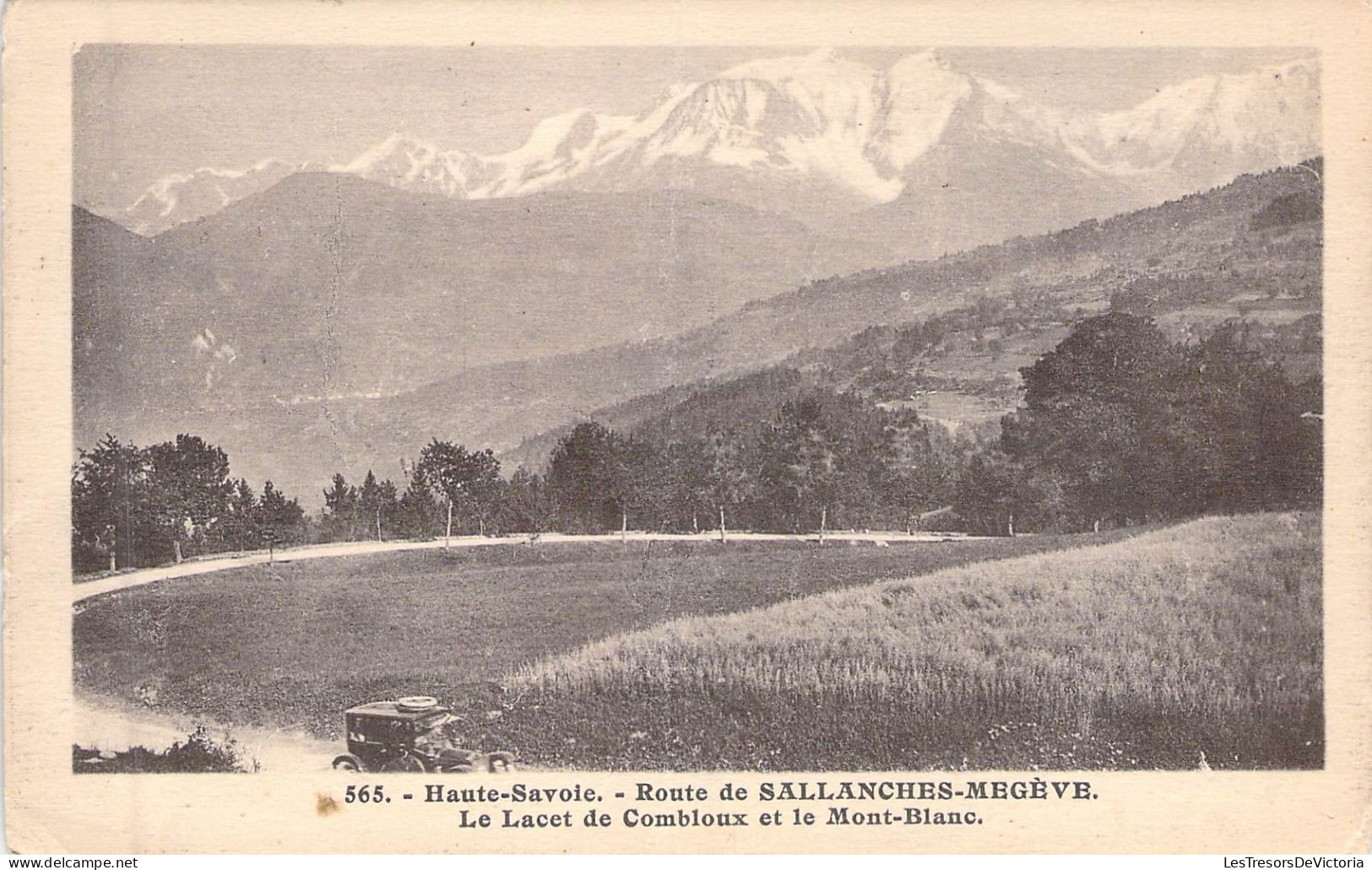 FRANCE - 74 - SALLANCHES - Le Lacet De Combloux Et Le Mont Blanc - Carte Postale Ancienne - Sallanches