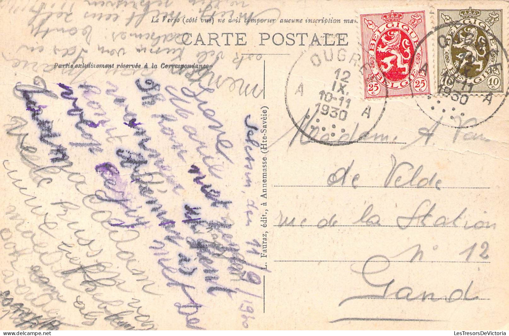 FRANCE - 74 - EVIAN LES BAINS - Le Quai Et La Dent D'Oche - Bateau - Carte Postale Ancienne - Evian-les-Bains