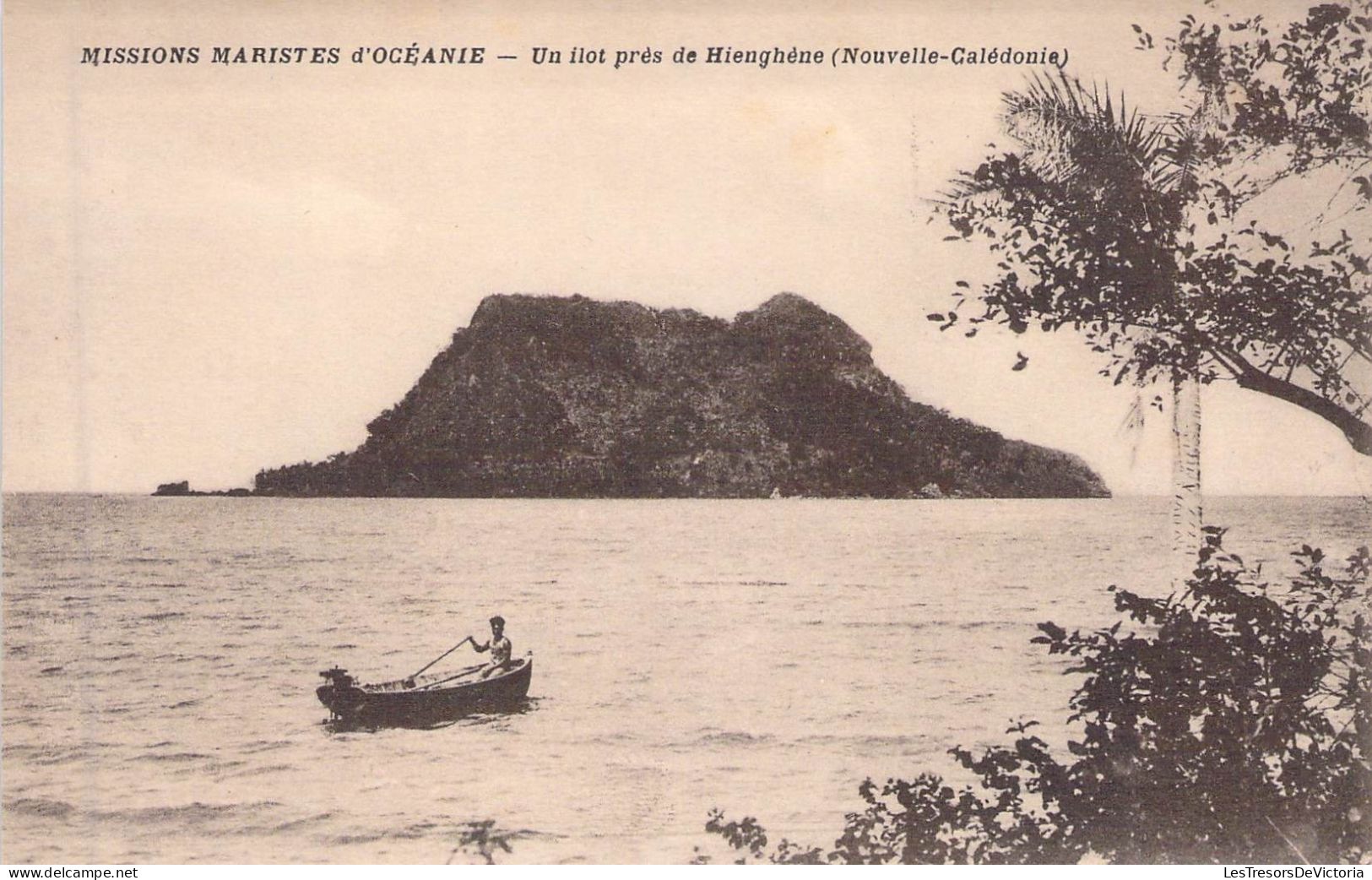 FRANCE - NOUVELLE CALEDONIE - Un Iliot Près De Hienghène - Missions Maristes D'Océanie - Carte Postale Ancienne - Nouvelle Calédonie