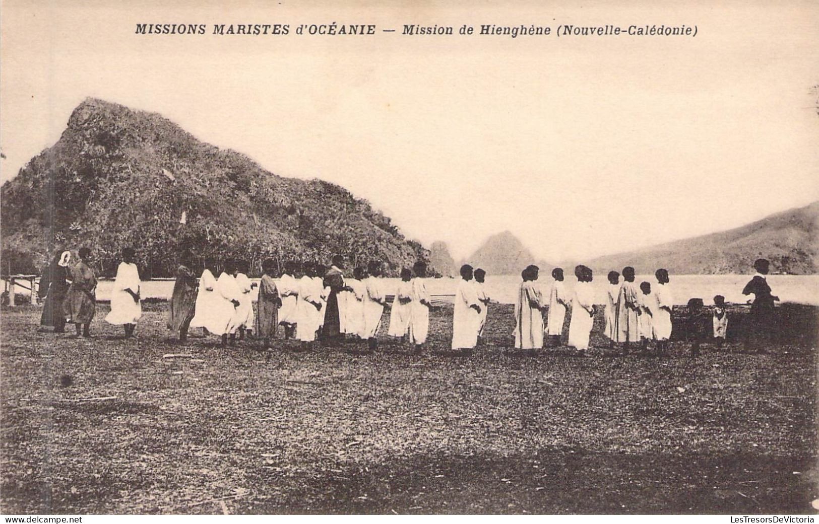 FRANCE - NOUVELLE CALEDONIE - Mission De Hienghène - Missions Maristes D'Océanie - Carte Postale Ancienne - Nouvelle Calédonie