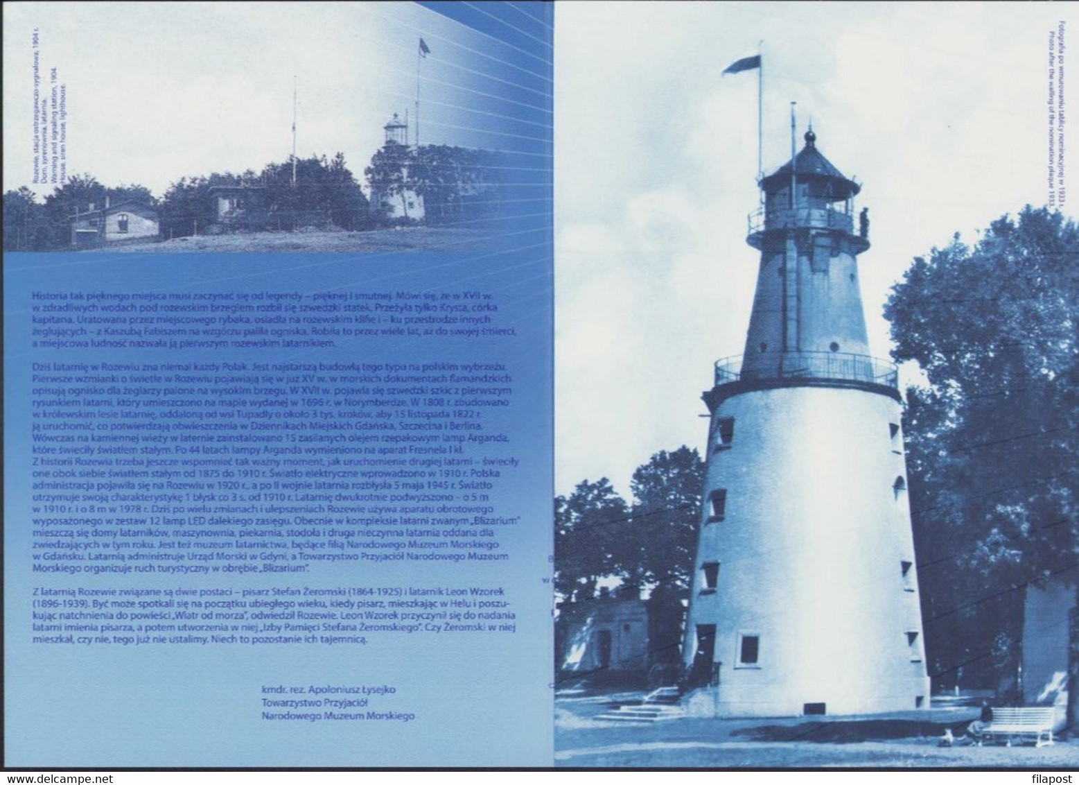 Poland 2022 // 2023 - 200 Years Of Rozewie Lighthouse / Booklet With Polycarbonate Block MNH** New!!! - Carnets