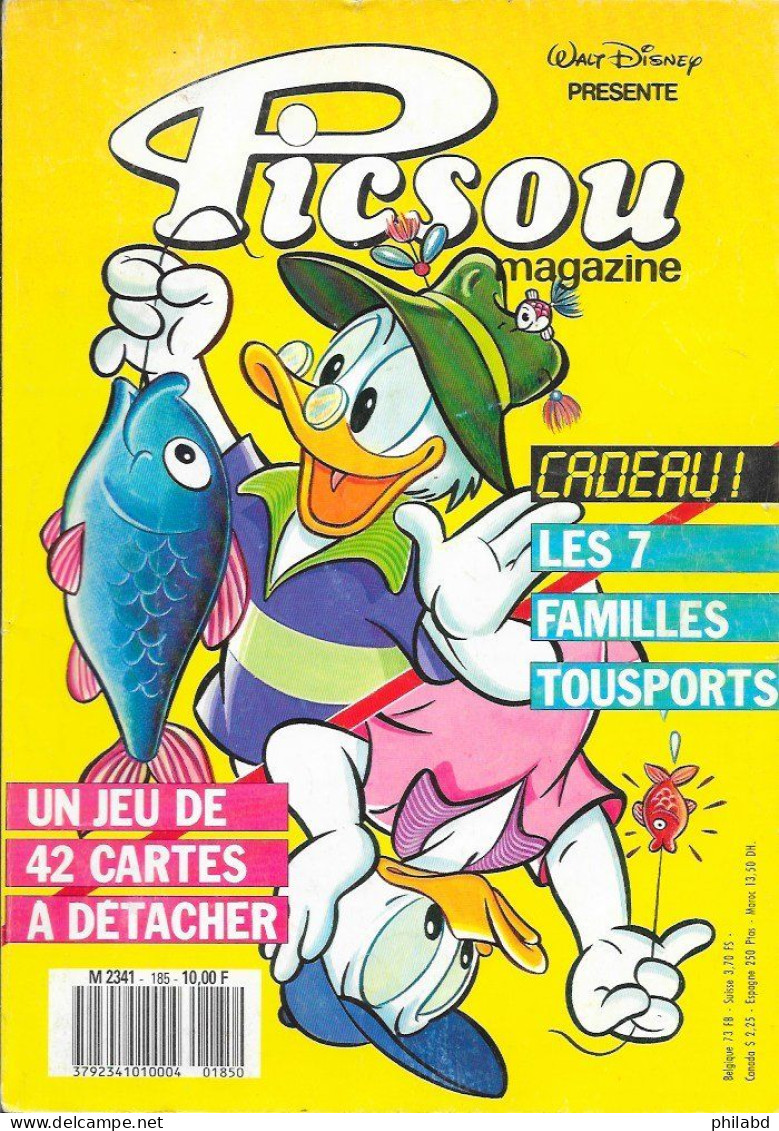 Picsou Magazine N°185 -  Edi-Monde 1987 BE - Picsou Magazine