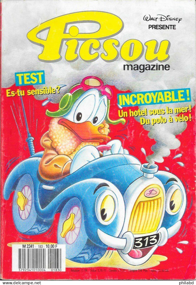 Picsou Magazine N°183 -  Edi-Monde 1987 BE - Picsou Magazine