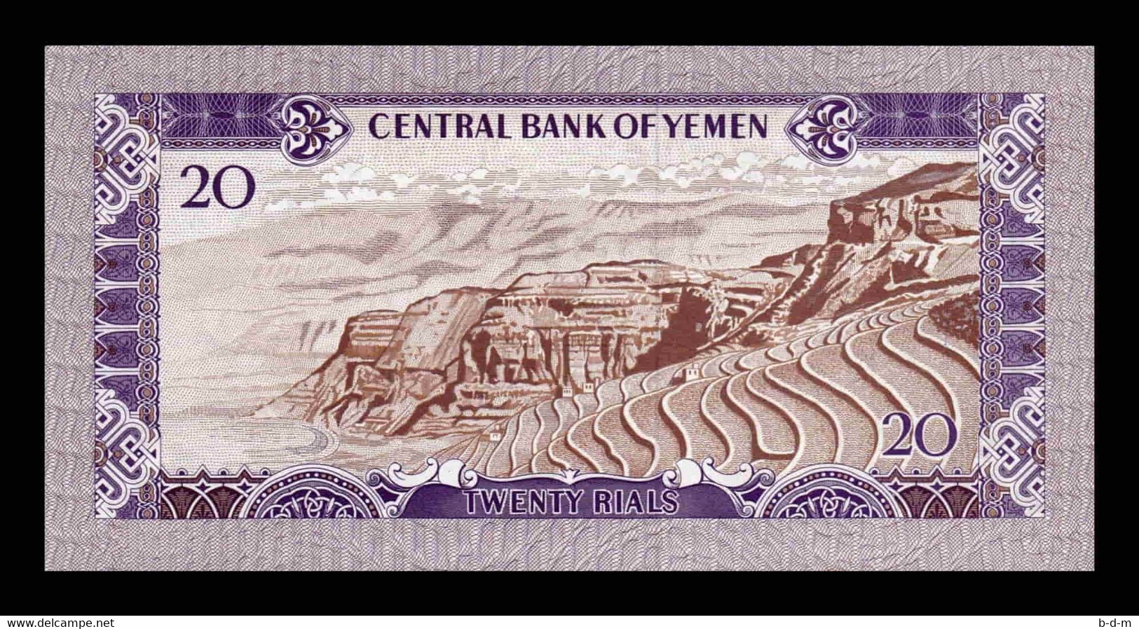 Yemen 20 Rials 1973 Pick 14 Sign 5 Sc Unc - Yémen