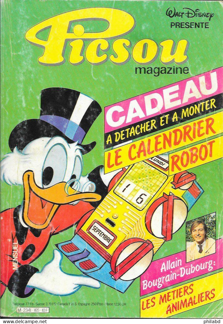 Picsou Magazine N°165 -  Edi-Monde 1985 BE - Picsou Magazine