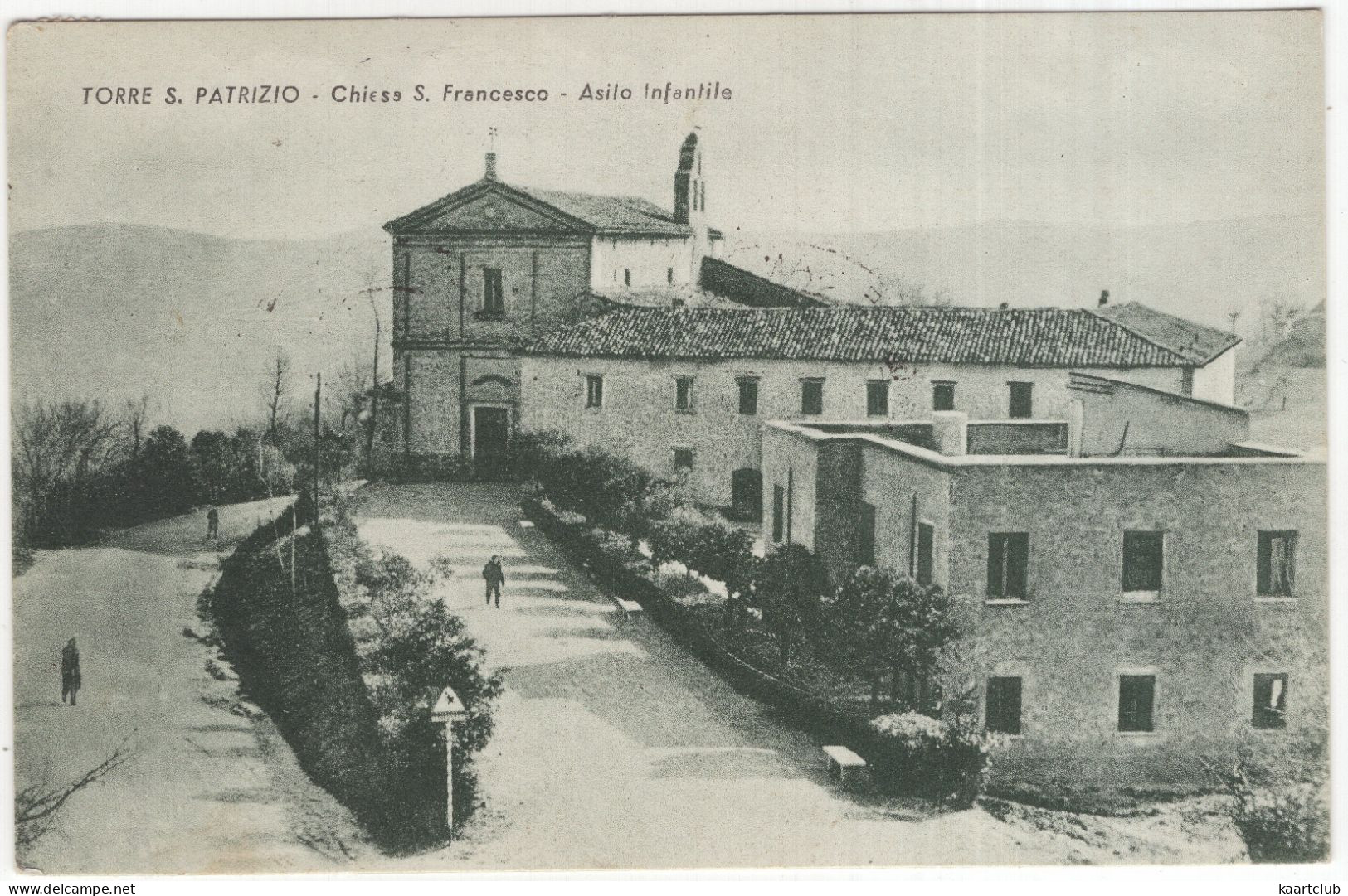 Torre S. Patrizio - Chiesa S. Francesco - Asilo Infantile - (Italia) - 1956 - Fermo