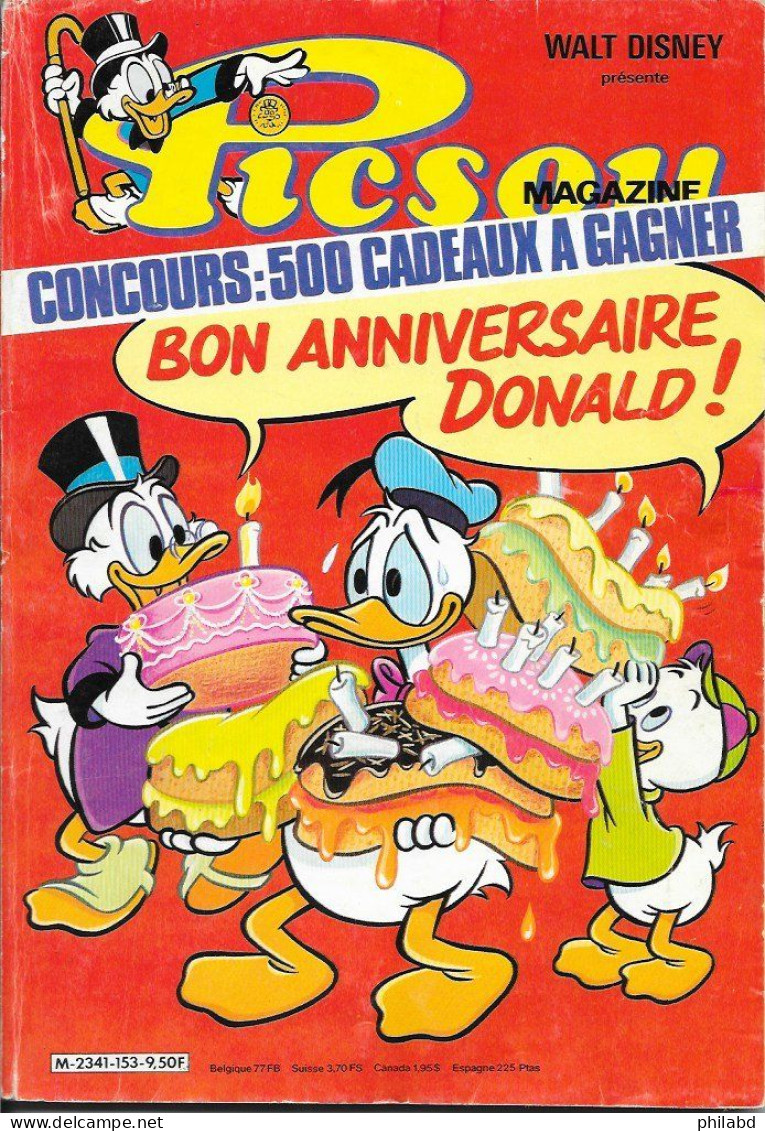 Picsou Magazine N°153 -  Edi-Monde 1984 BE - Picsou Magazine