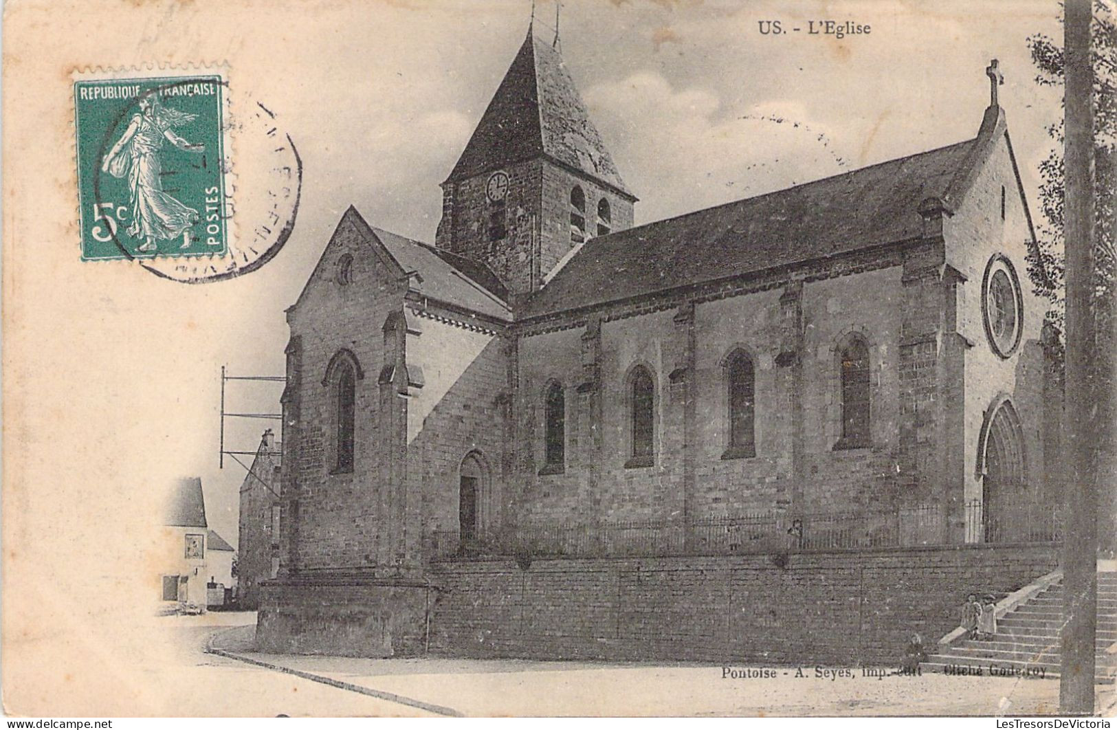 FRANCE - 95 - MAGNY EN VEXIN - L'Eglise - Edit Pontoise A Seyes - Carte Postale Ancienne - Magny En Vexin