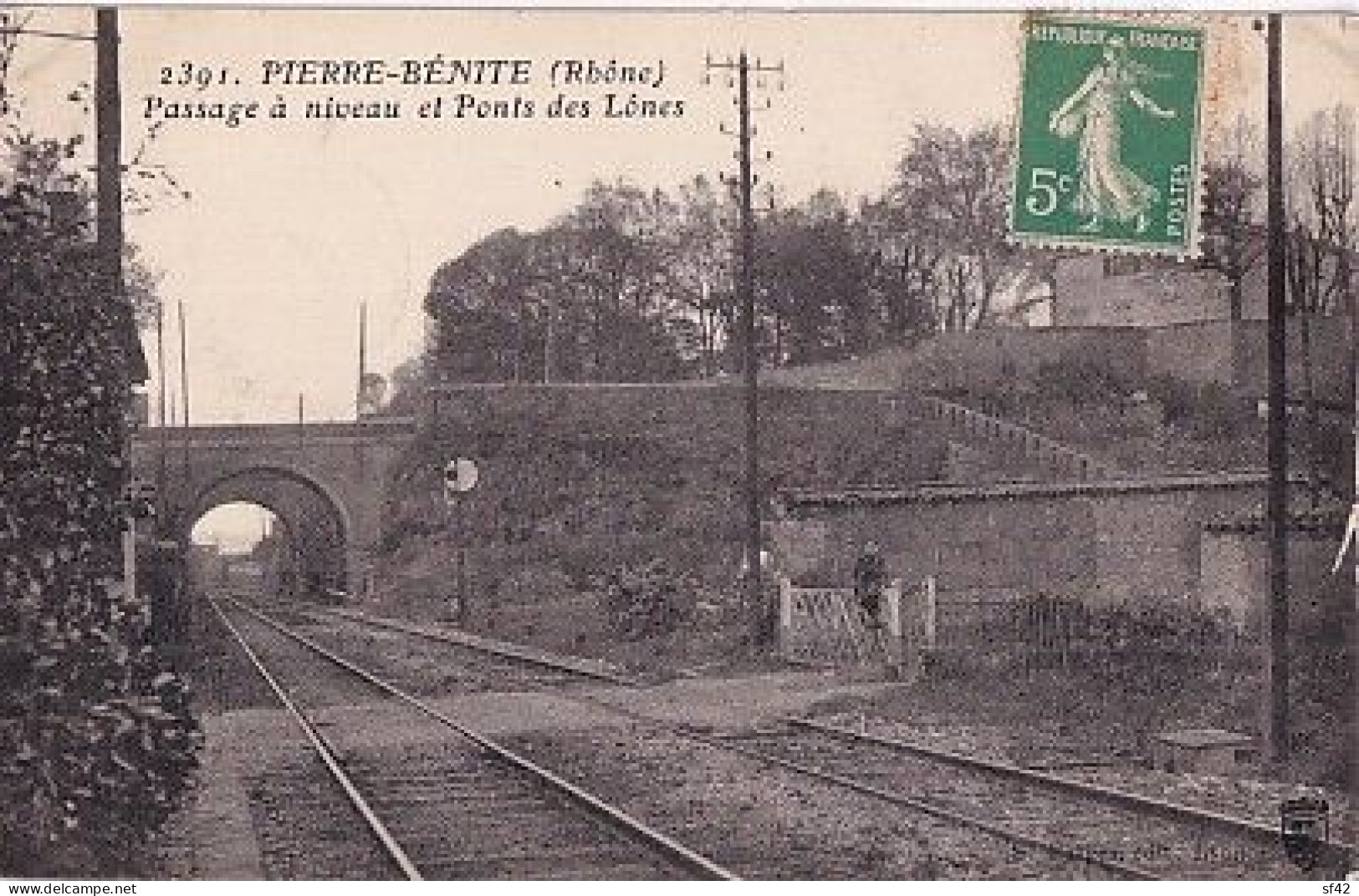 PIERRE BENITE             PASSAGE A NIVEAU ET PONTS DES LONES - Pierre Benite