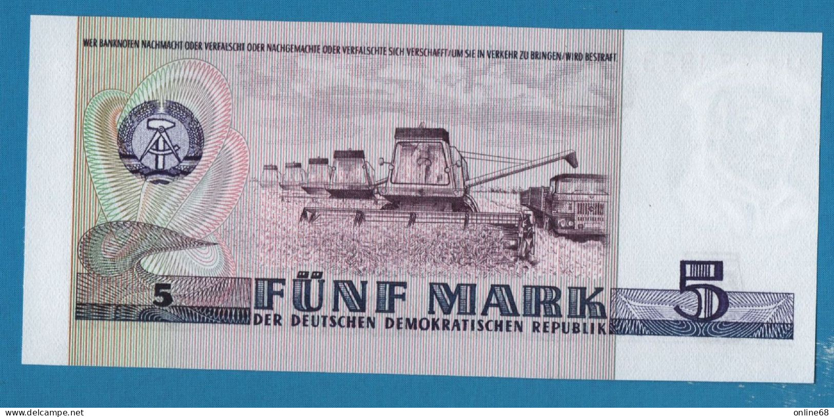 DDR RDA 5 MARK 1975 # HA051833 P# 27a Thomas Müntzer - 5 Mark