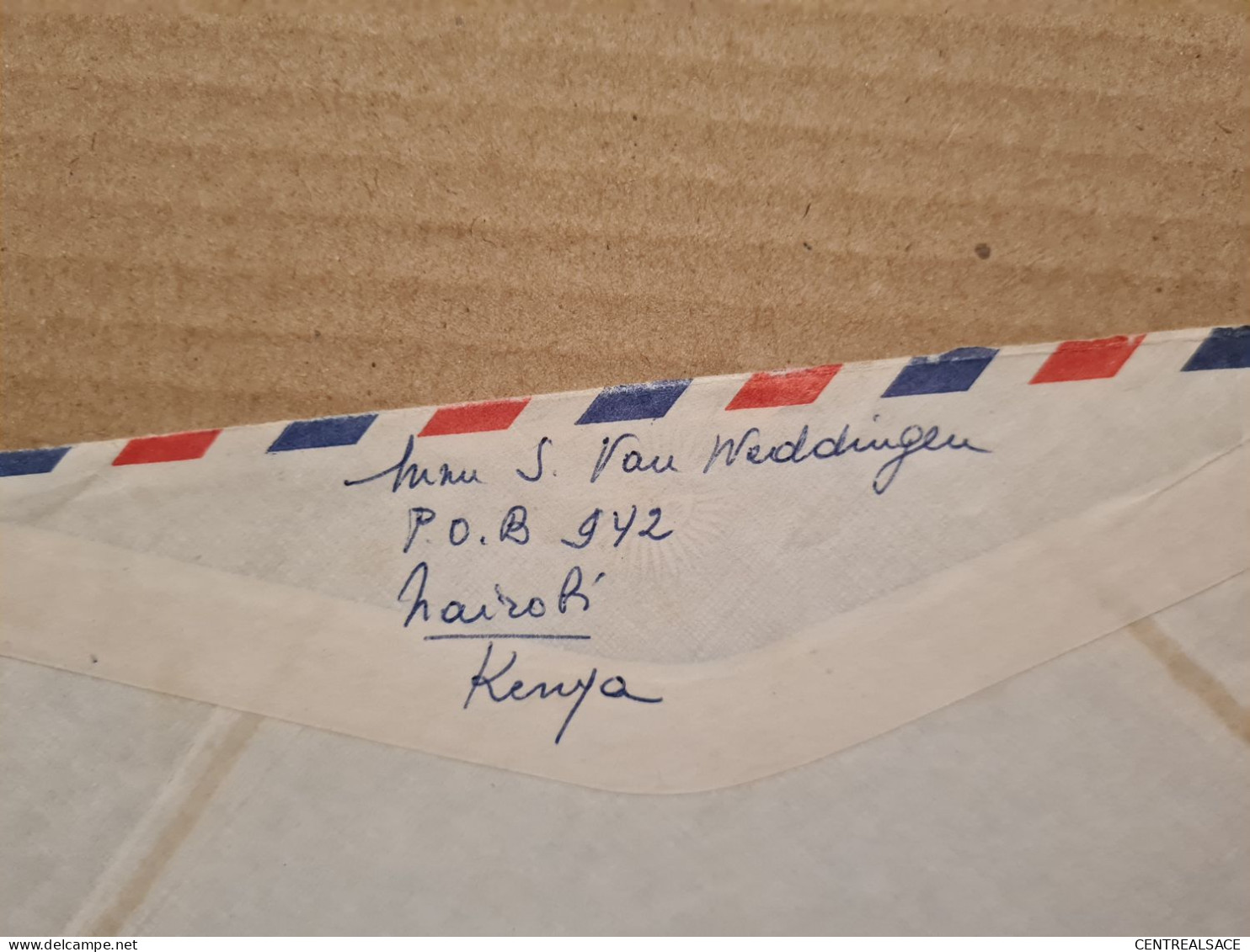 Lettre TANGANYIKA KENYA UGANDA OUGANDA TANGANICKA  NAIROBI AVEC FLAMM1960 - Andere & Zonder Classificatie