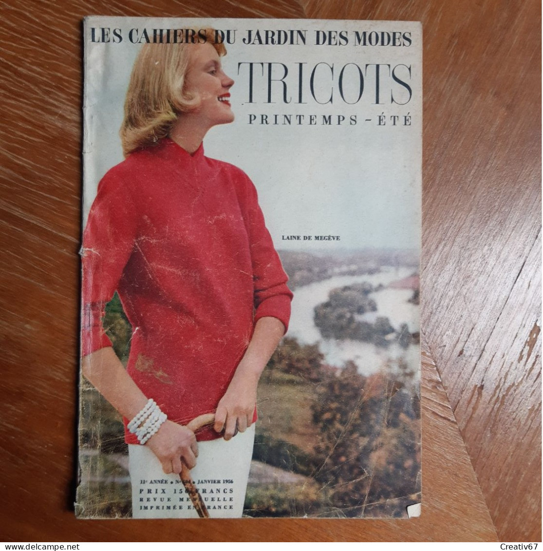 Les Cahiers Du Jardin Des Modes Tricots Printemps été Janvier 1956 - Boeken