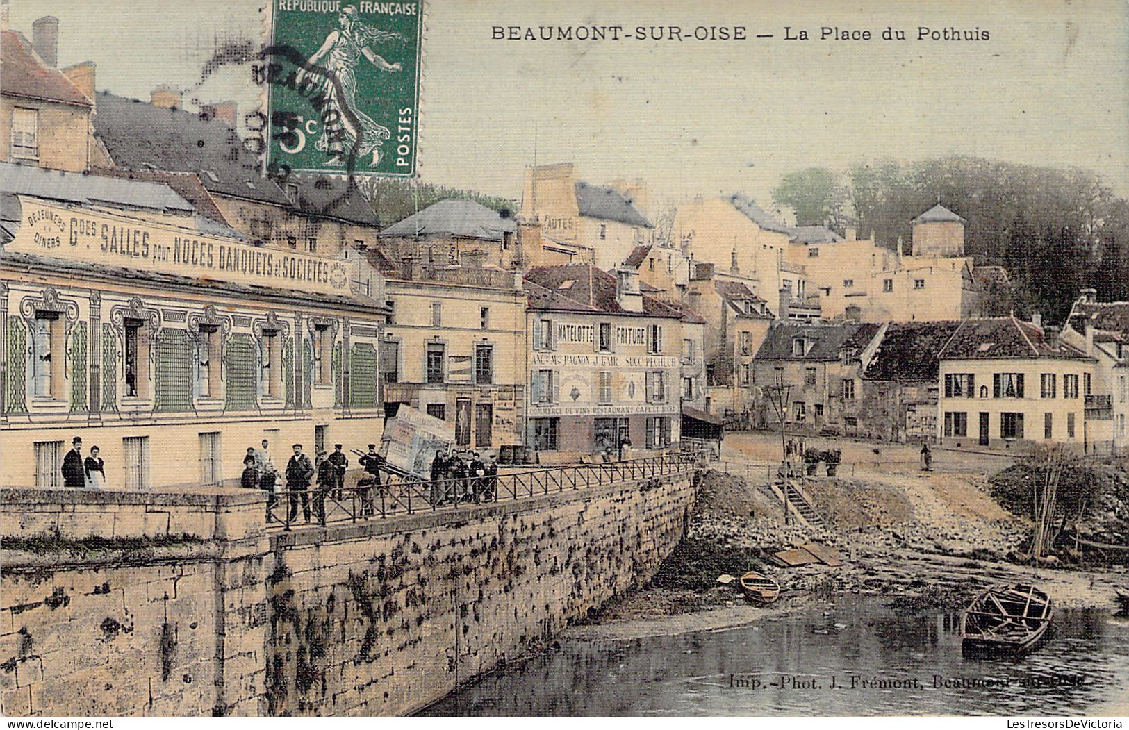 FRANCE - 95 - BEAUMONT SUR OISE - La Place Du Pothuis - Carte Postale Ancienne - Beaumont Sur Oise