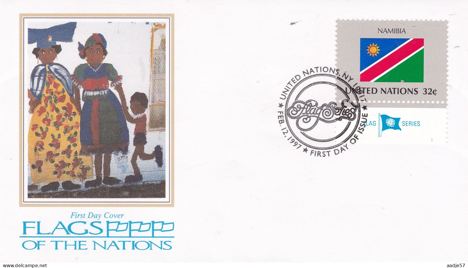 United Nations 1997 FDC Namibia - Covers