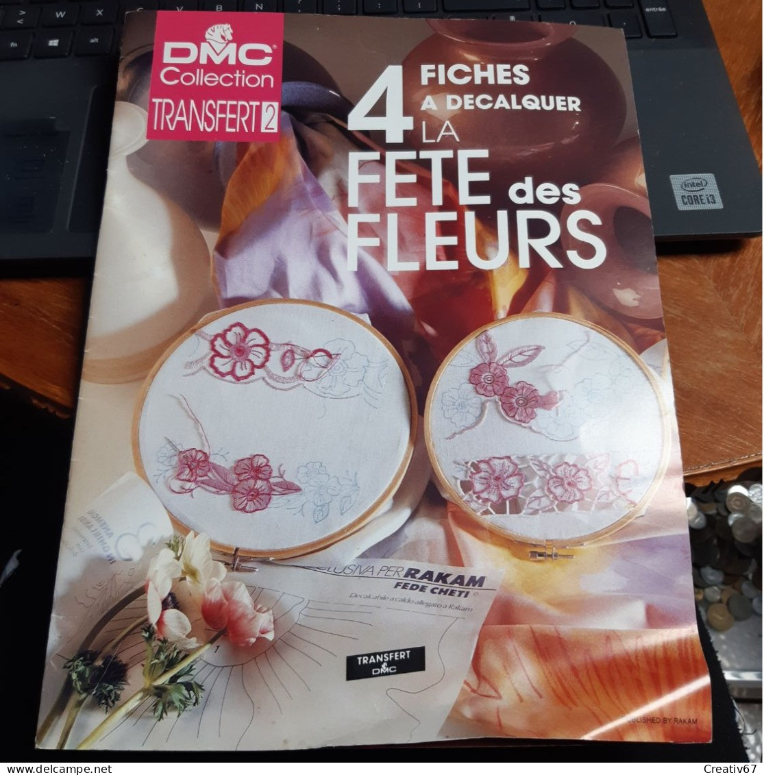 DMC Collection Transfert2 "La Fête Des Fleurs: L'Anémone" - Patrons