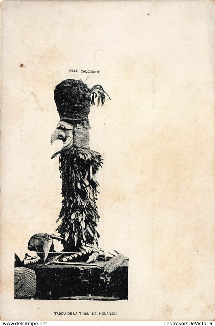 Nouvelle Calédonie - Tabou De La Tribu De Houailou - Totem - Carte Postale Ancienne - Nieuw-Caledonië