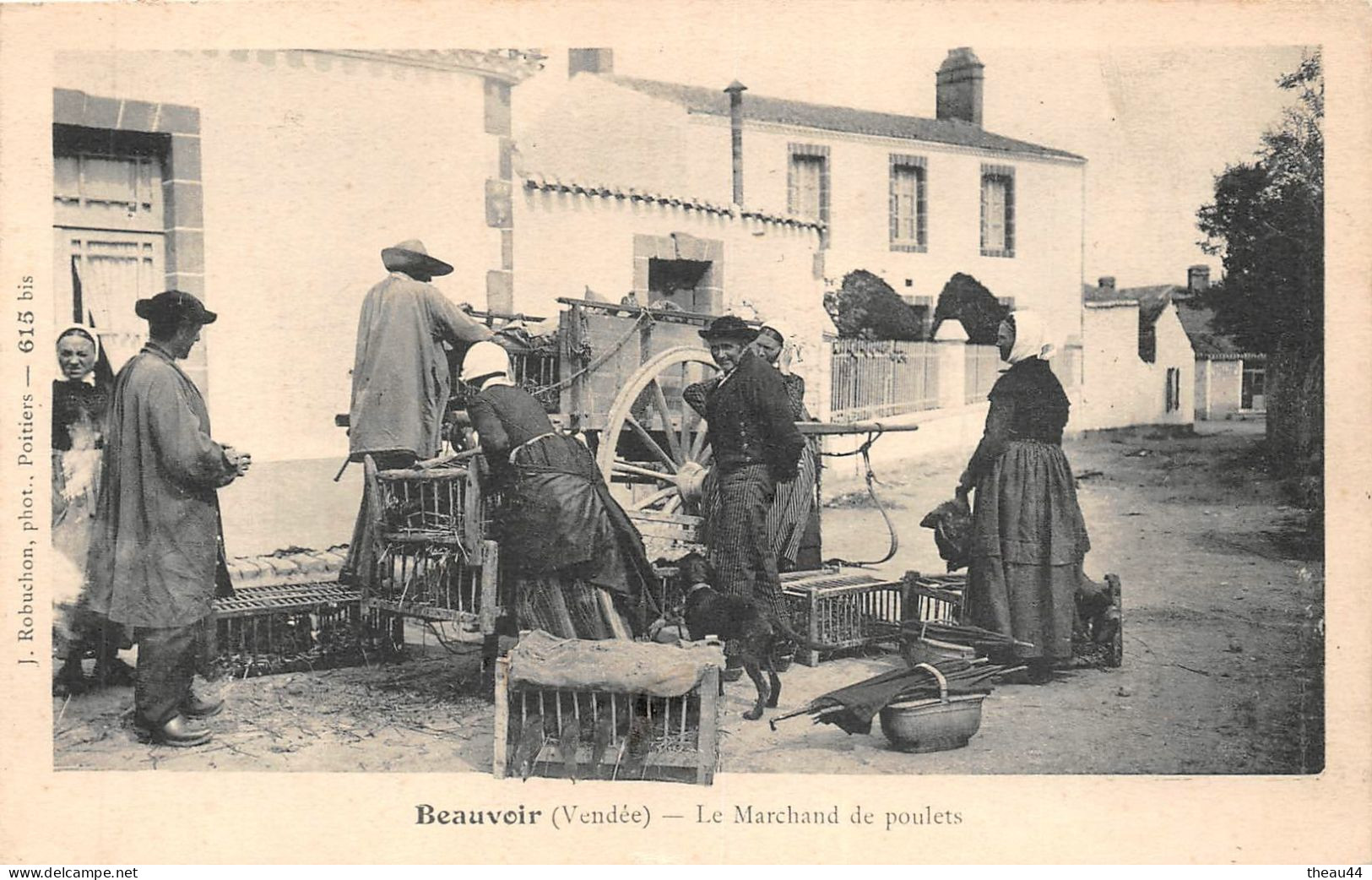 ¤¤  -  BEAUVOIR   -  Le Marchand De Poulets      -  ¤¤ - Beauvoir Sur Mer