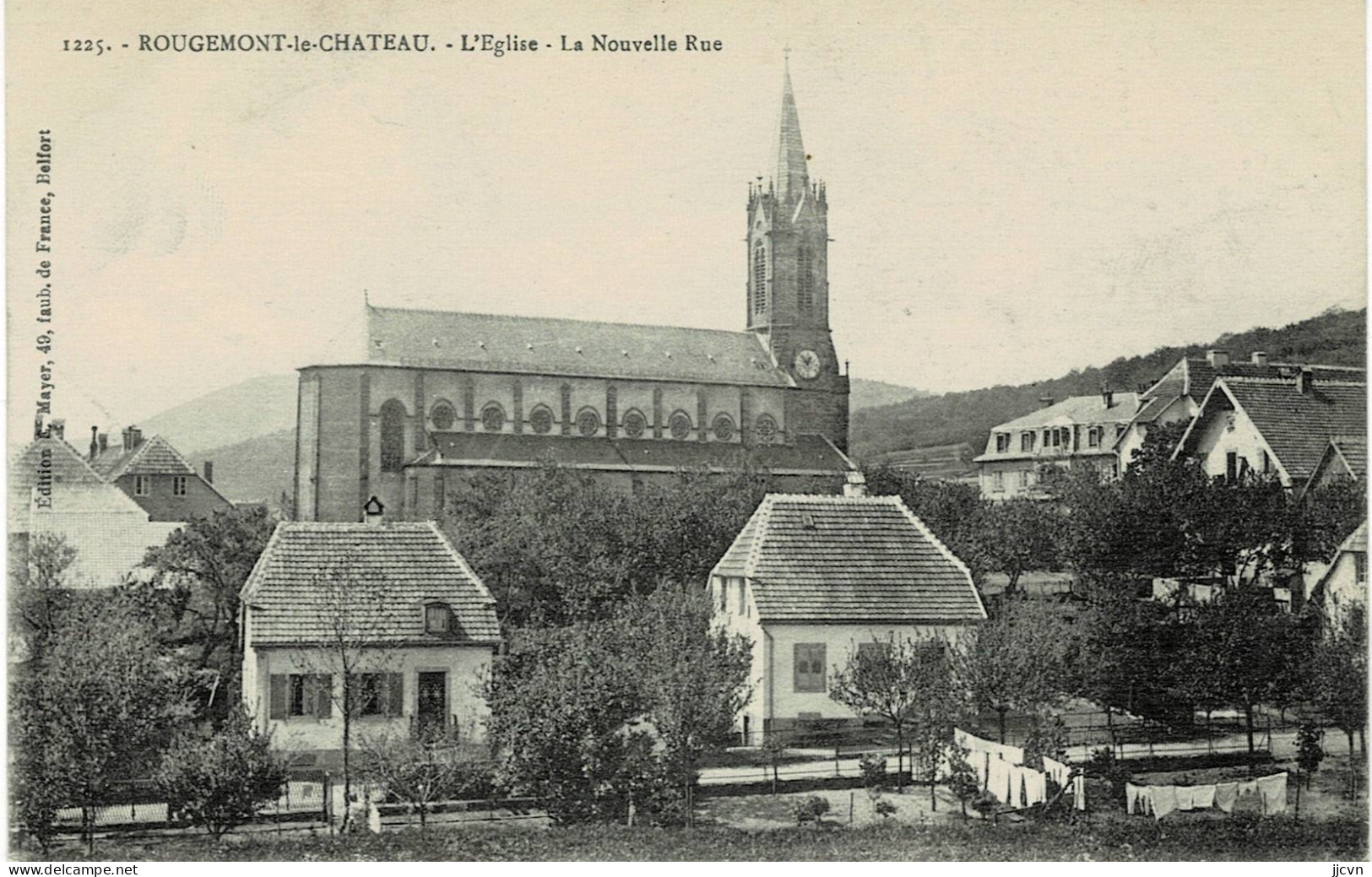 ++ 90 ++ Territoire De Belfort - Rougemont Le Château - Lot De 2 Cartes Postales - Vue Générale Et L' Eglise (Voir Scan) - Rougemont-le-Château