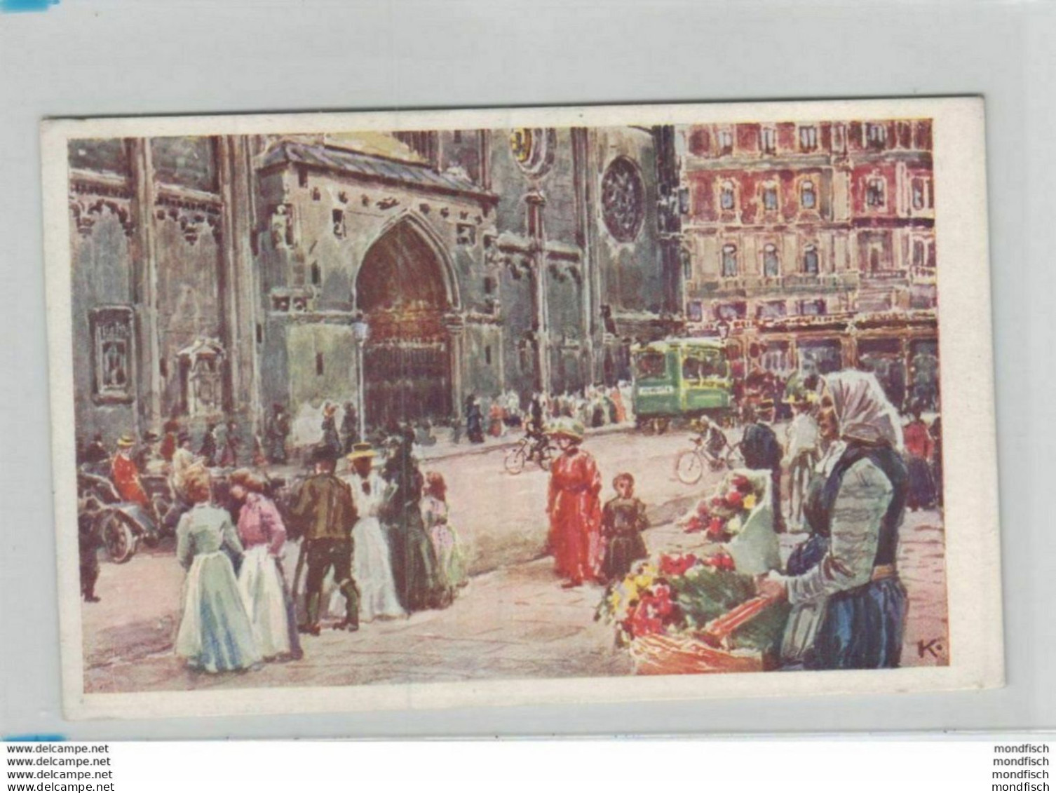 Wien - Stefansplatz Künstler Postkarte - Stephansplatz