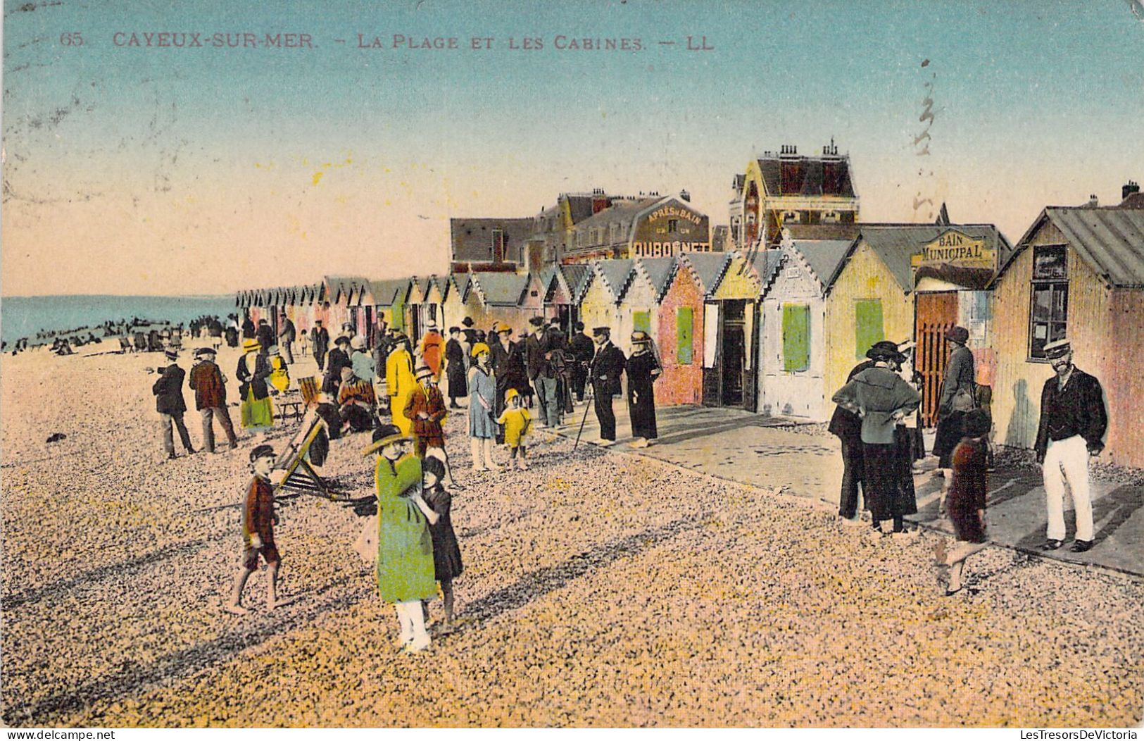 FRANCE - 80 - CAYEUX SUR MER - La Plage Et Les Cabines - LL - Carte Postale Ancienne - Cayeux Sur Mer