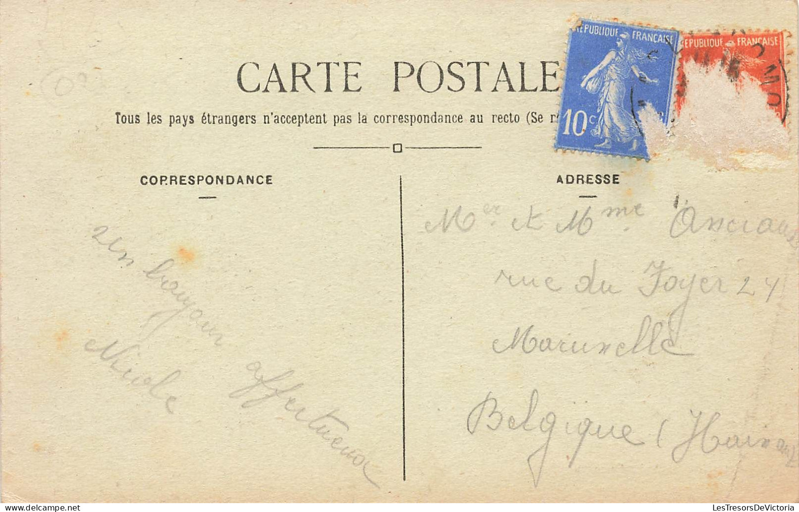 France - Marly Gomont - La Gare Et Le Quai - Artistic Pearl - Carte Postale Ancienne - Vervins