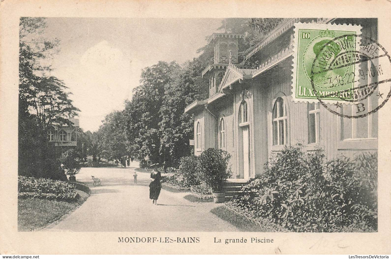 Luxembourg - Mondorf Les Bains - La Grande Piscine - Animé - Schneitz Roussy  - Carte Postale Ancienne - Remich