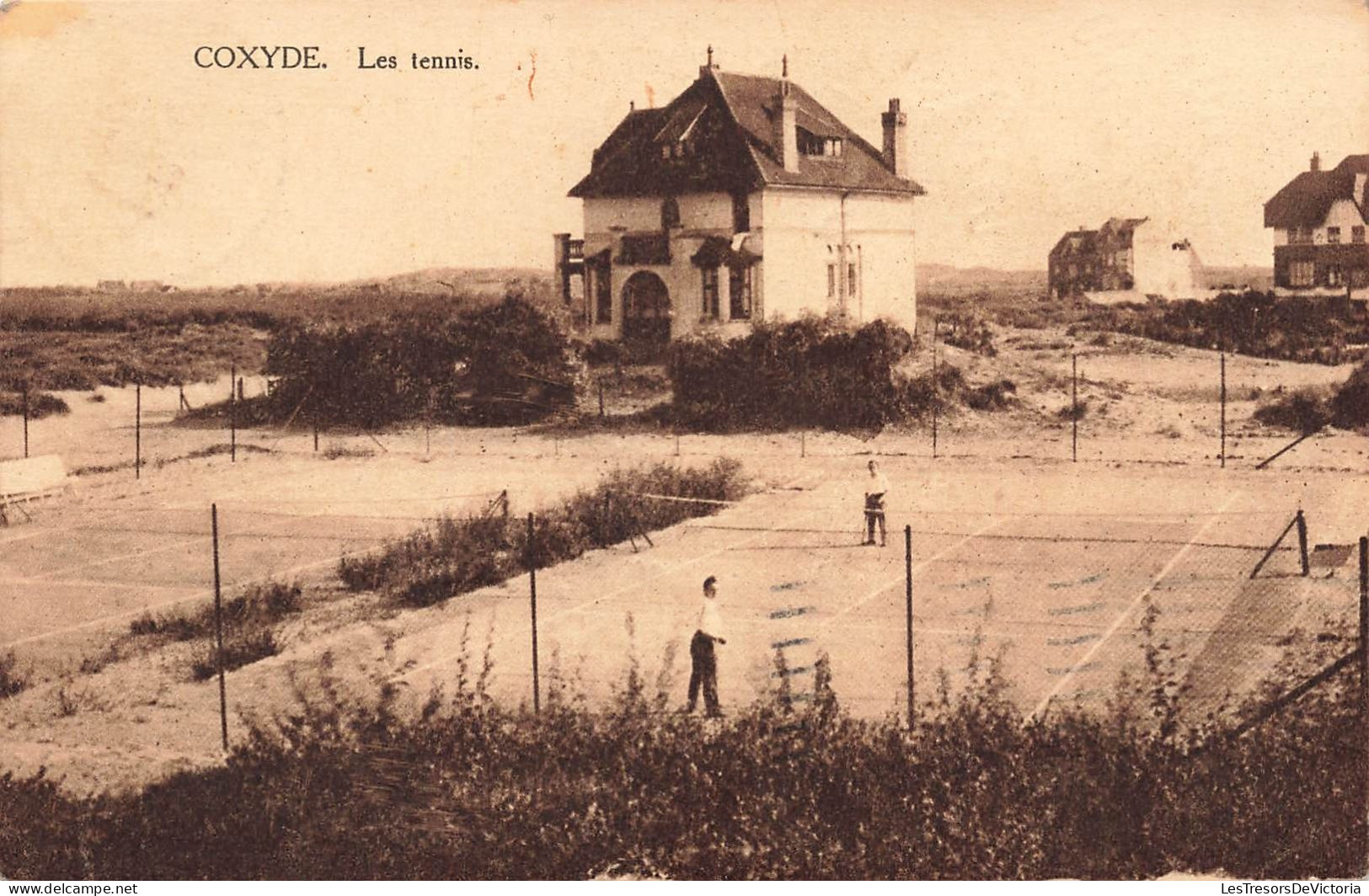 Belgique - Coxide - Les Tennis - Animé  - Carte Postale Ancienne - Koksijde