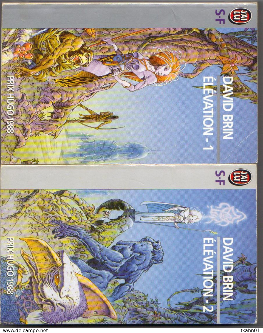 J'AI LU SCIENCE-FICTION  LOT DE 7 VOLUMES  " 5 REDEMPTION + 2 ELEVATION " DAVID-BRUN - J'ai Lu