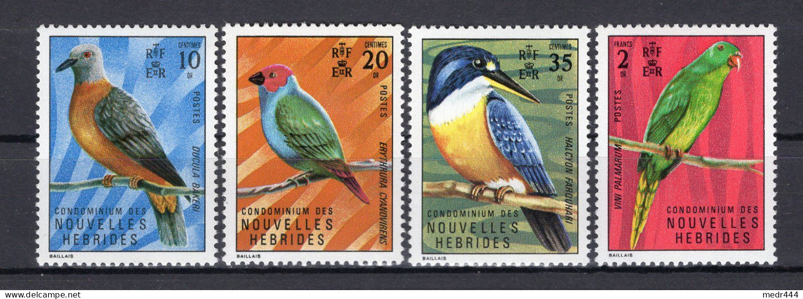 New Hebrides/Nouvelles Hebrides 1972 - Fauna/Birds - Faune/Oiseaux - Stamps 4v - MNH** - Excellent Quality - Brieven En Documenten