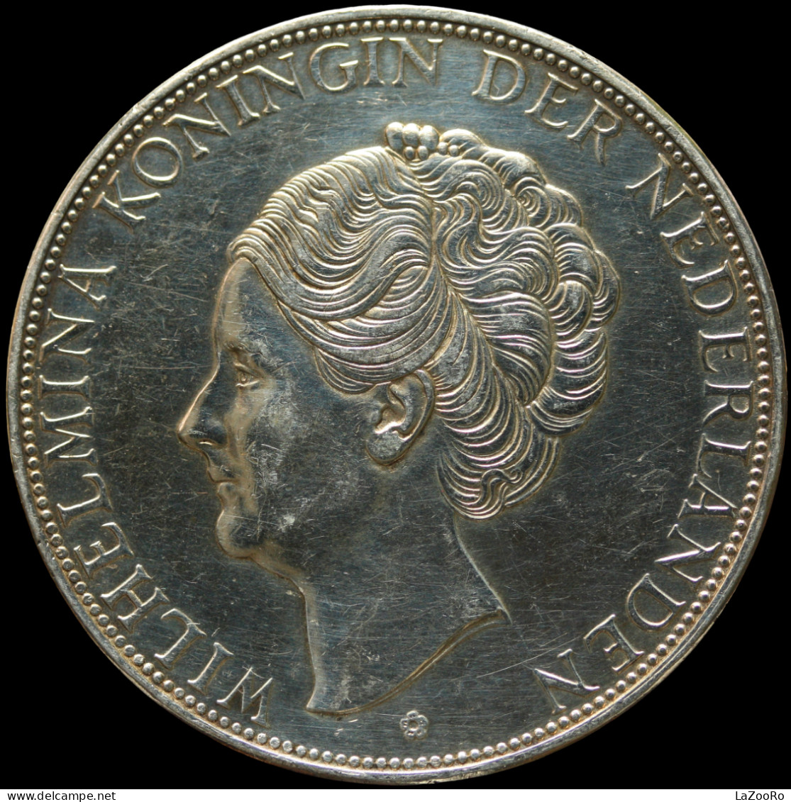 LaZooRo: Netherlands 2 1/2 Gulden 1938 XF / UNC Deep Hair Lines - Silver - 2 1/2 Florín Holandés (Gulden)