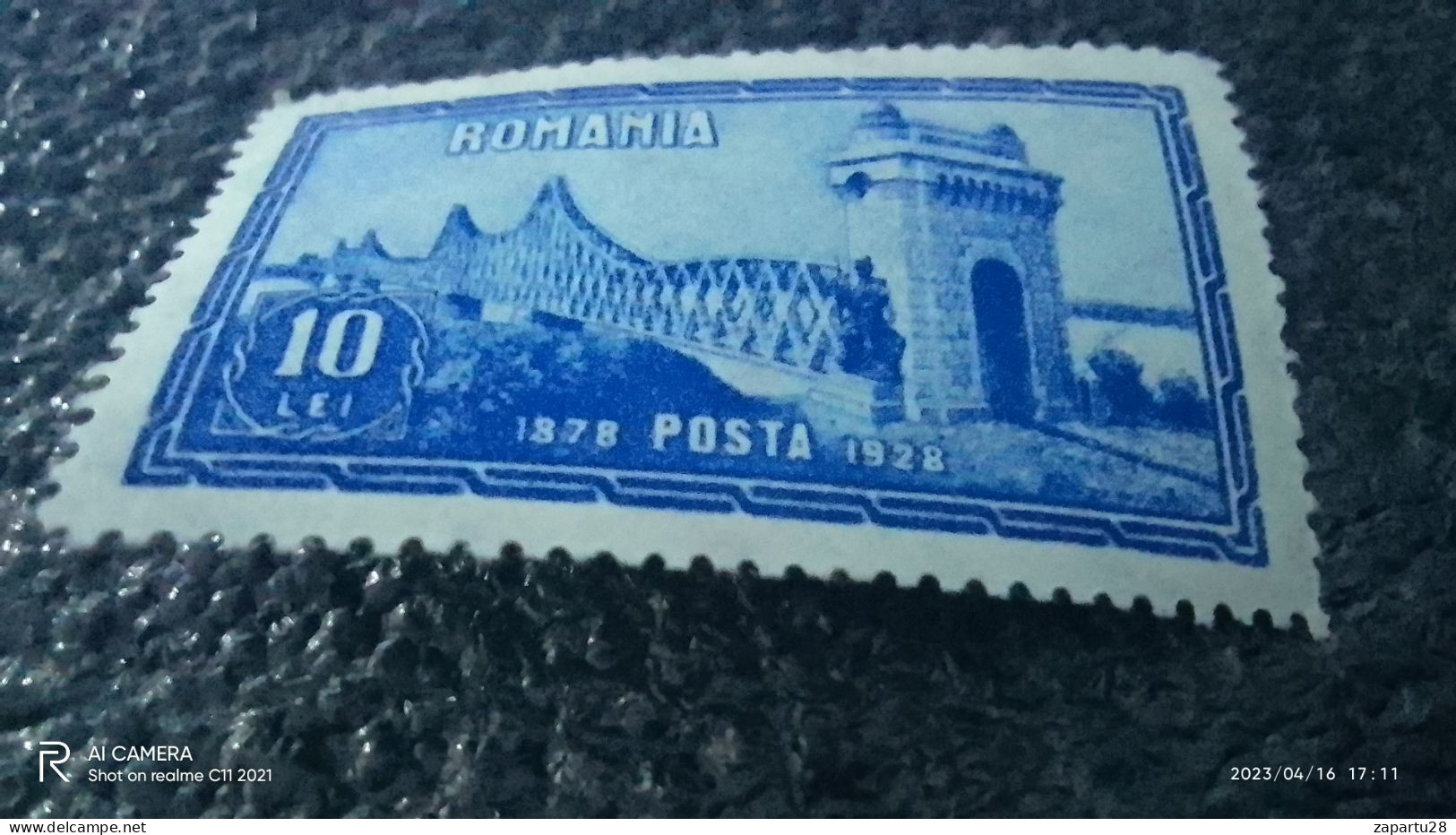 ROMANYA--1928          10L           UNUSED- - Unused Stamps
