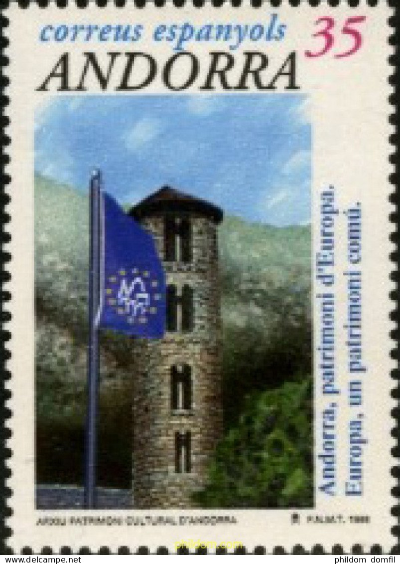 119549 MNH ANDORRA. Admón Española 1999 ANDORRA, PATRIMONIO DE EUROPA - Otros & Sin Clasificación