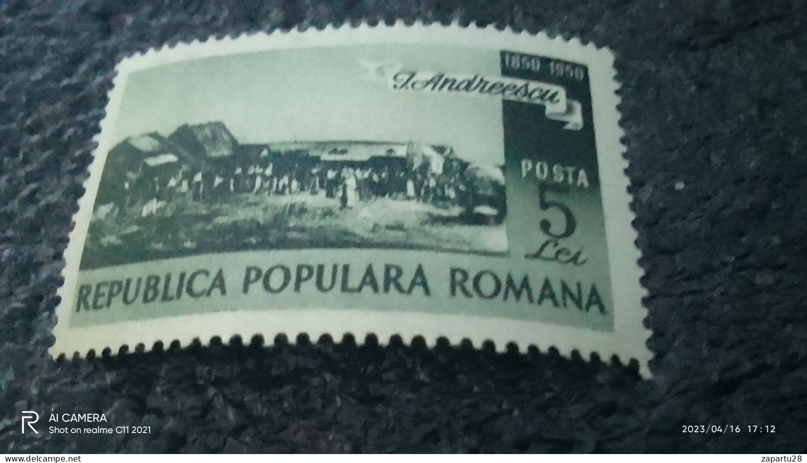 ROMANYA--1950          5L          UNUSED- - Unused Stamps