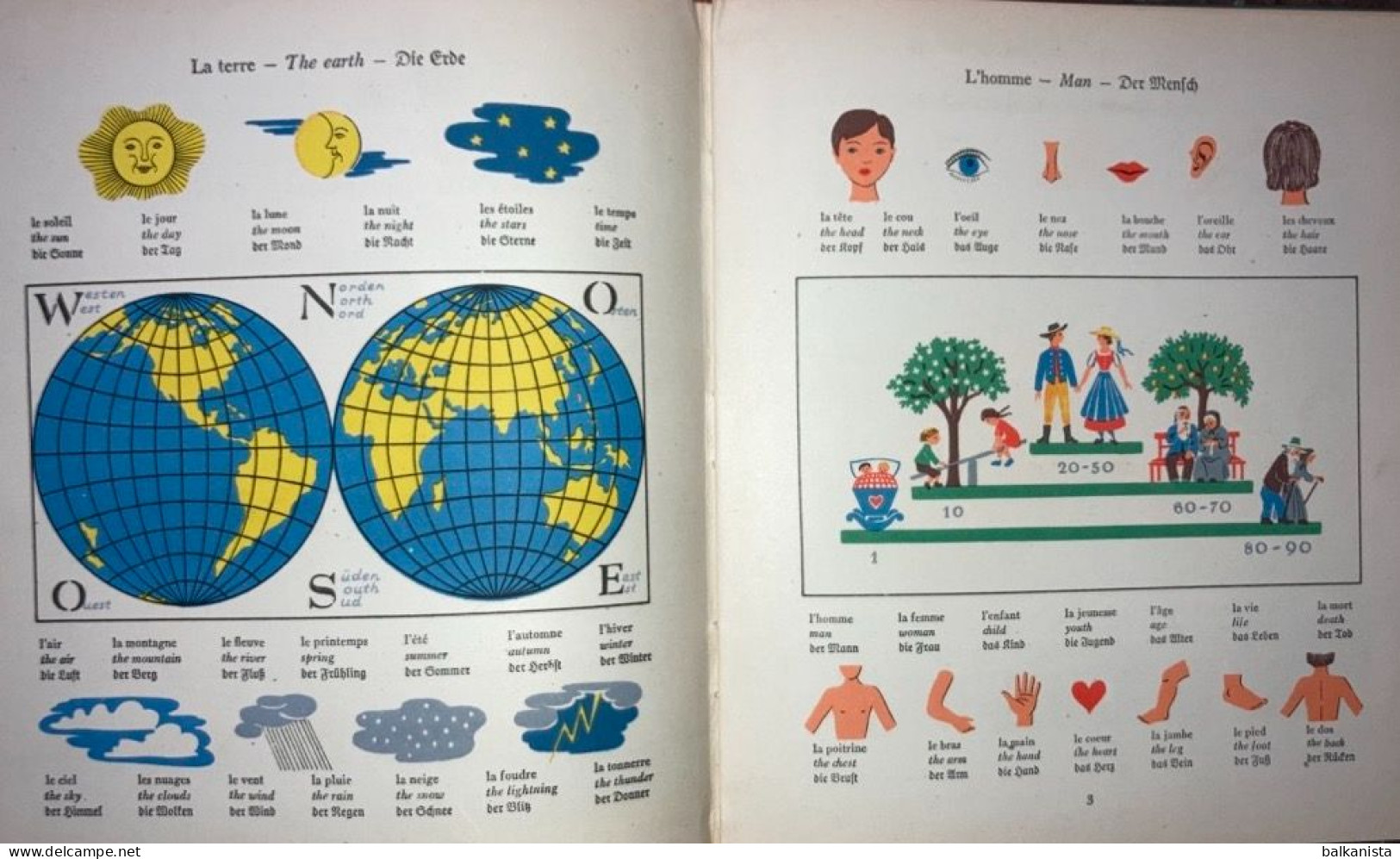 Le Petit Dictionnaire En Images = The Little Picture-Dictionary = Das Kleine Bilderlexikon - Prentboeken