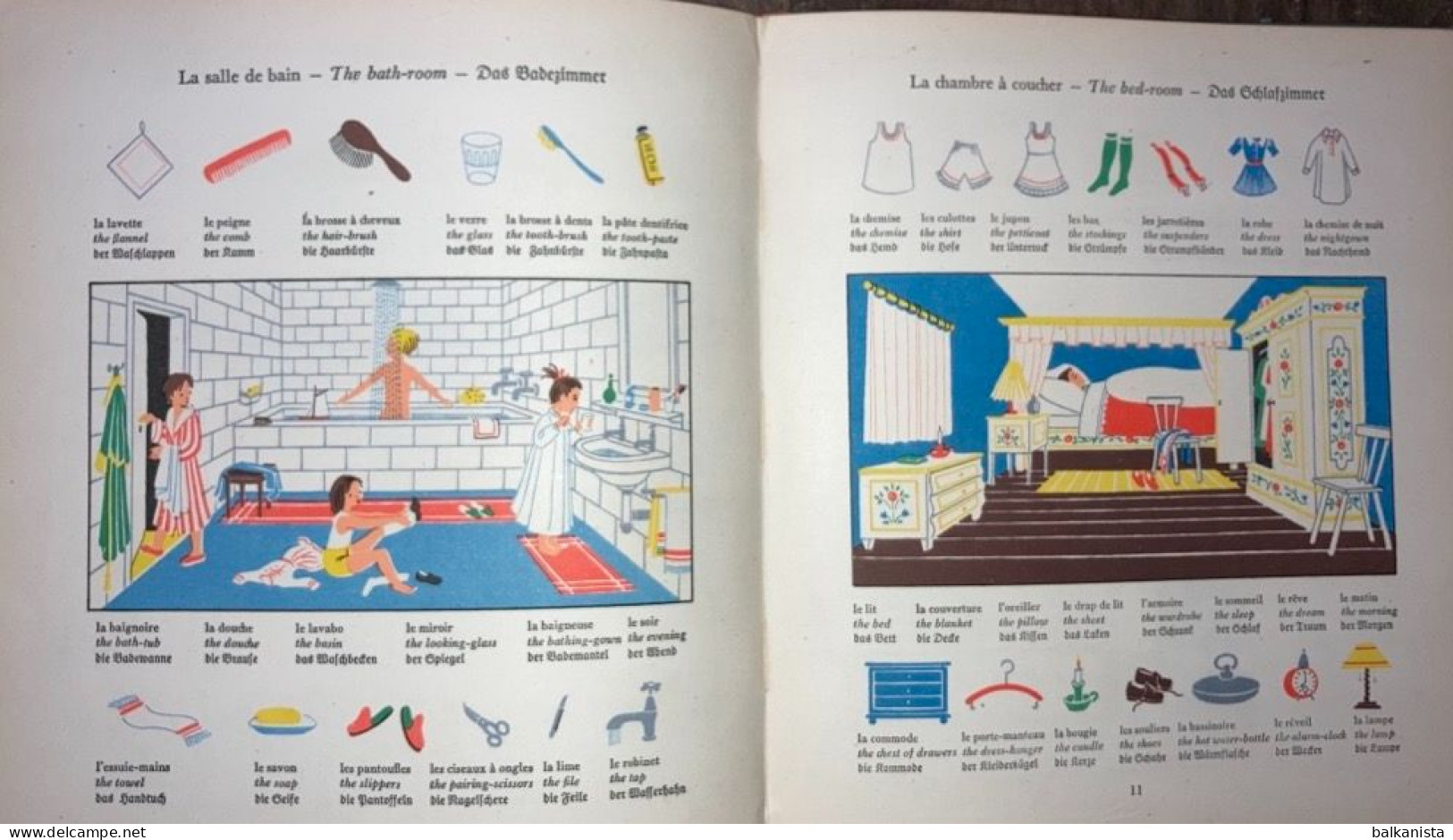 Le Petit Dictionnaire En Images = The Little Picture-Dictionary = Das Kleine Bilderlexikon - Picture Book
