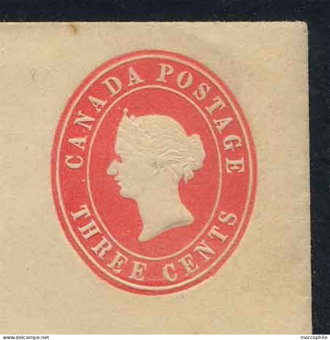 CANADA - QV / ENTIER POSTAL ANCIEN (ENVELOPPE) (ref 8445h) - 1860-1899 Reinado De Victoria