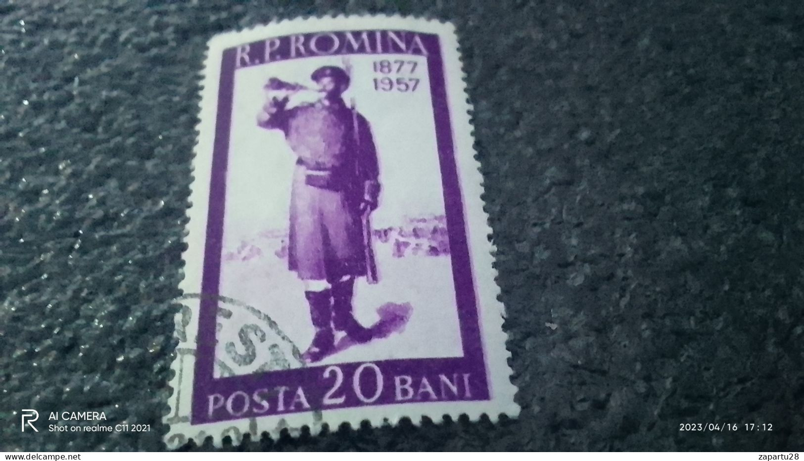 ROMANYA--1957          20B          UNUSED- - Ongebruikt