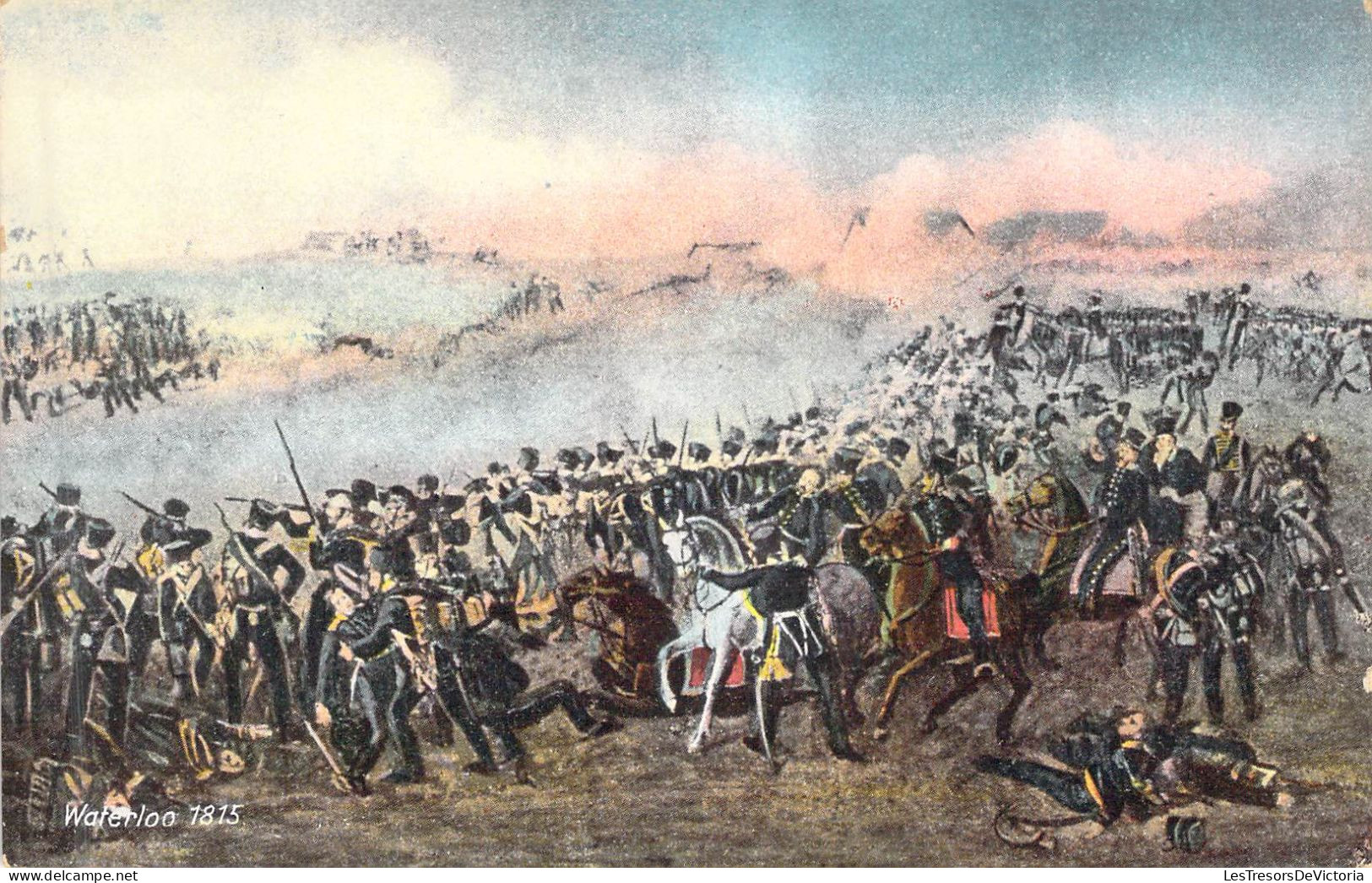 Personnage Historique - Napoléon - Waterloo - Prise Du Cimetière De Plancenoit - Carte Postale Ancienne - Personnages Historiques