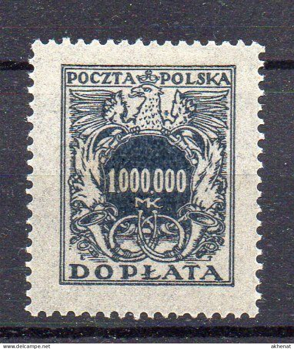 OM31 - POLONIA 1923,  TASSE   Yvert N. 59 Linguellato  * (BIG2) - Taxe