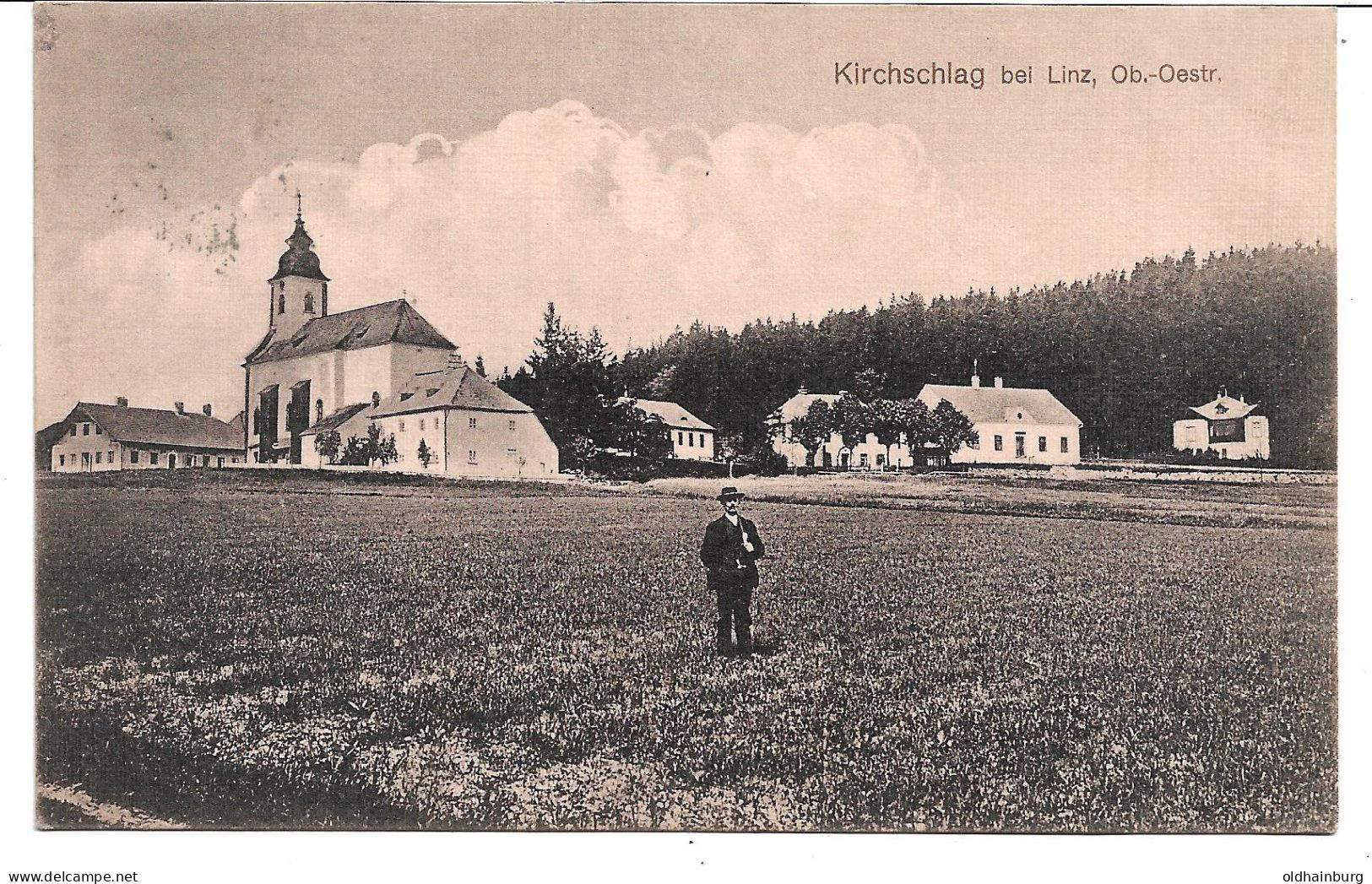 1662s: AK Mit Motiv Kirchschlag, Gest. Hellmonsödt 1913 - Linz Urfahr